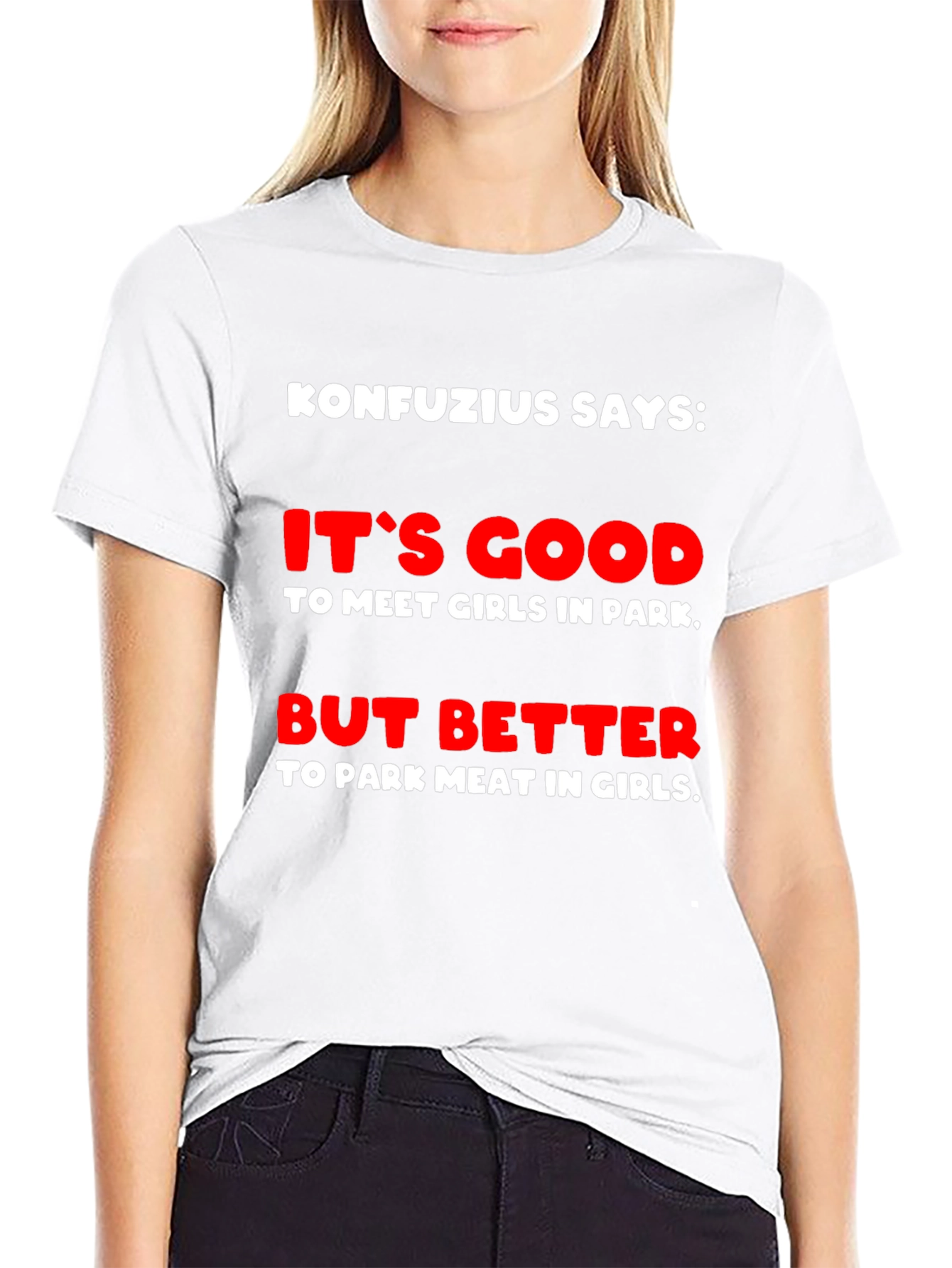 Konfucius Says Graphic T-Shirt