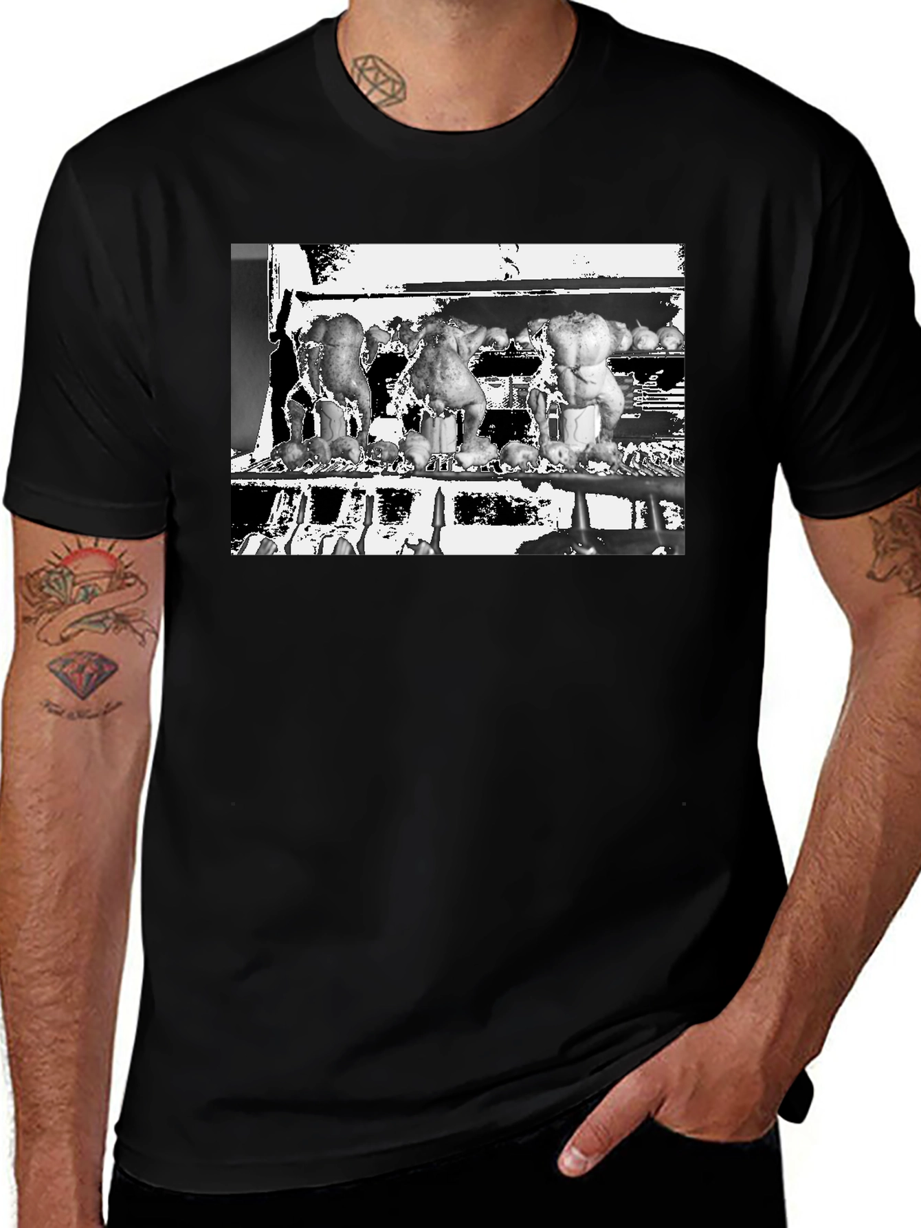 Abstract Culinary Art Graphic Tee