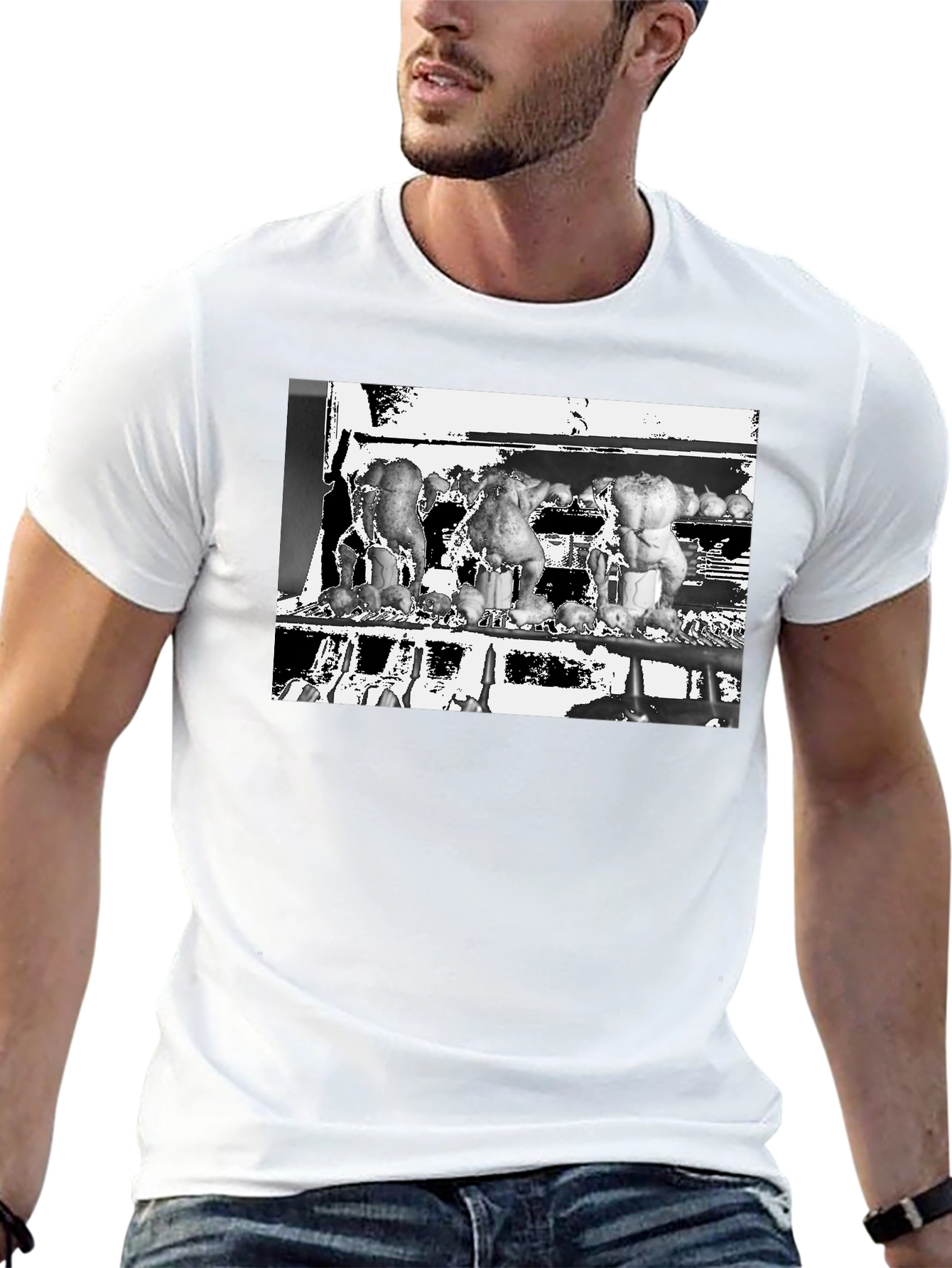 Abstract Culinary Art Graphic Tee