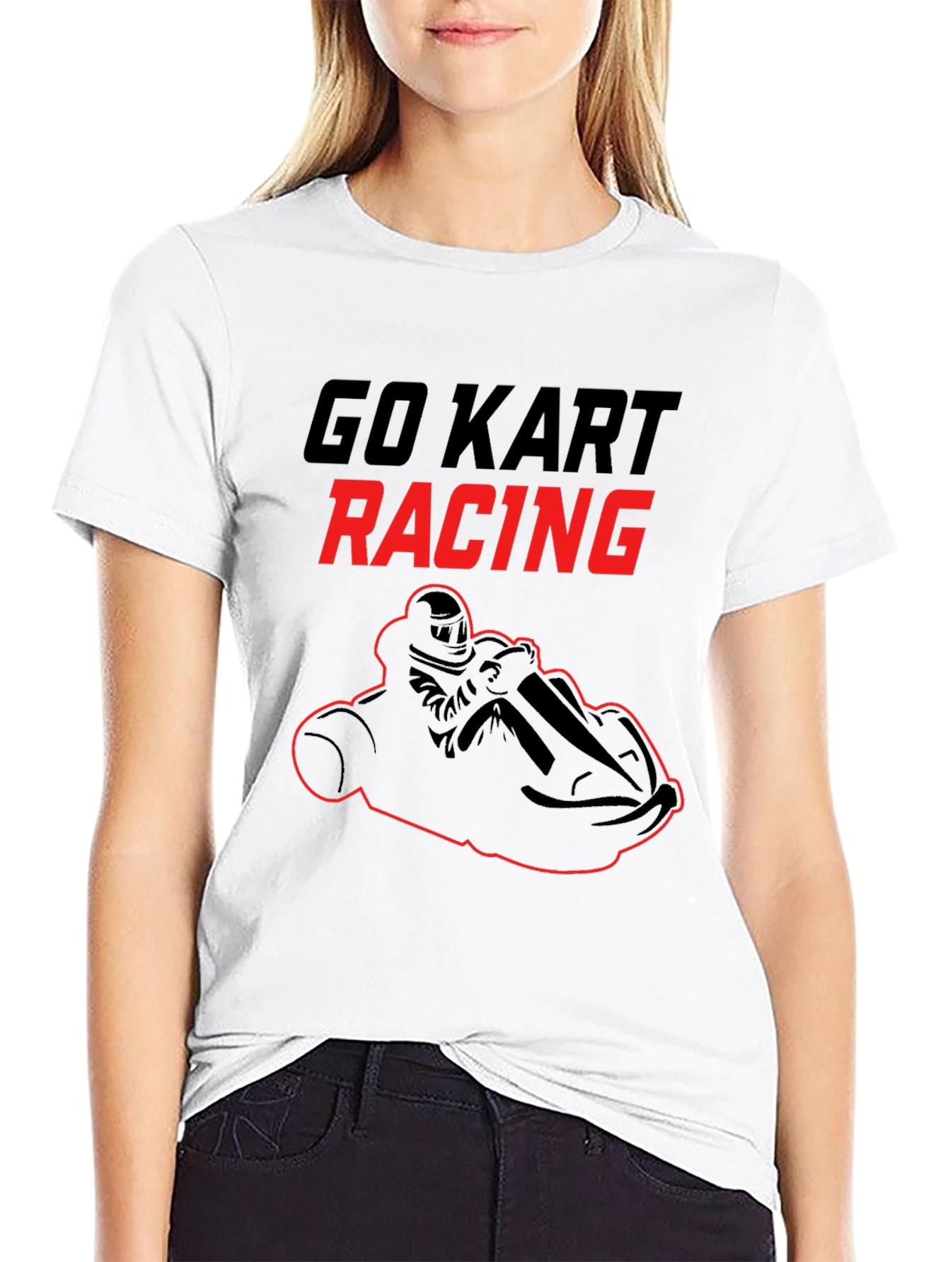 Go Kart Racing Graphic T-Shirt