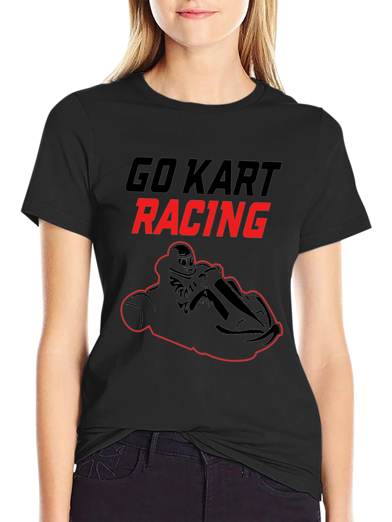 Go Kart Racing Graphic T-Shirt