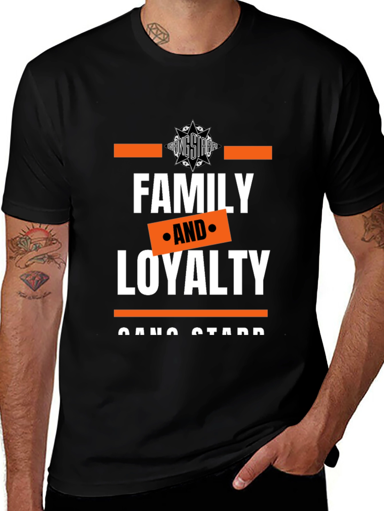 Family and Loyalty Graphic Tee - Gang Starr Inspired