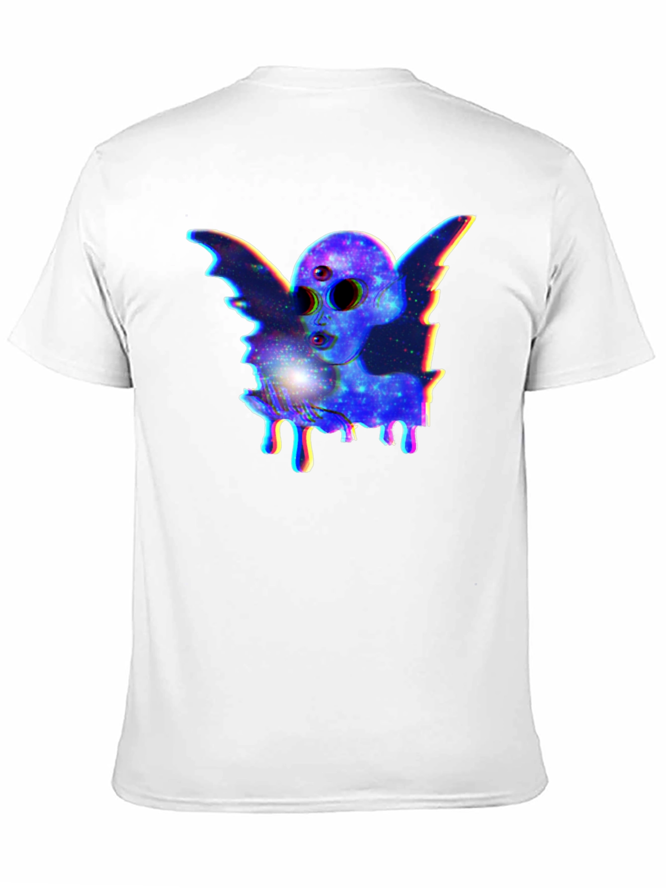 Surreal Galaxy Alien Graphic Tee