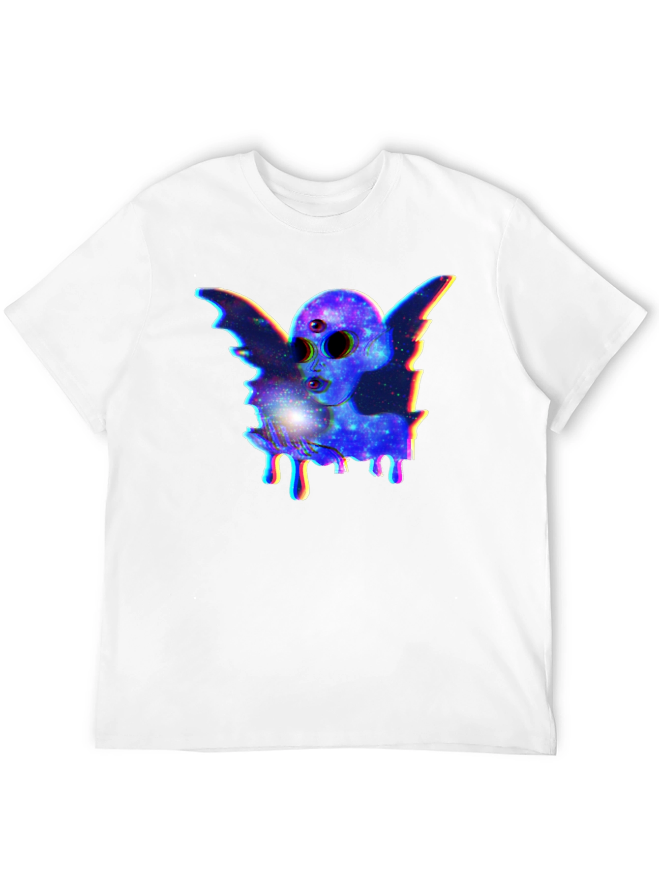 Surreal Galaxy Alien Graphic Tee