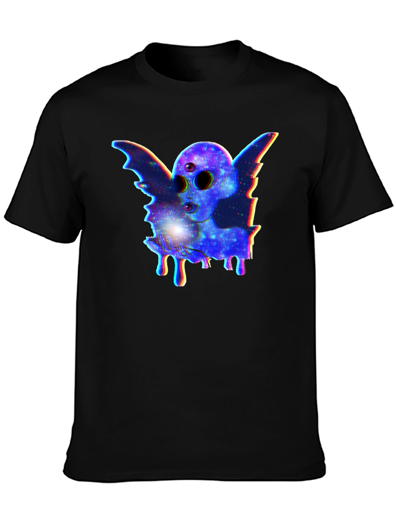 Surreal Galaxy Alien Graphic Tee