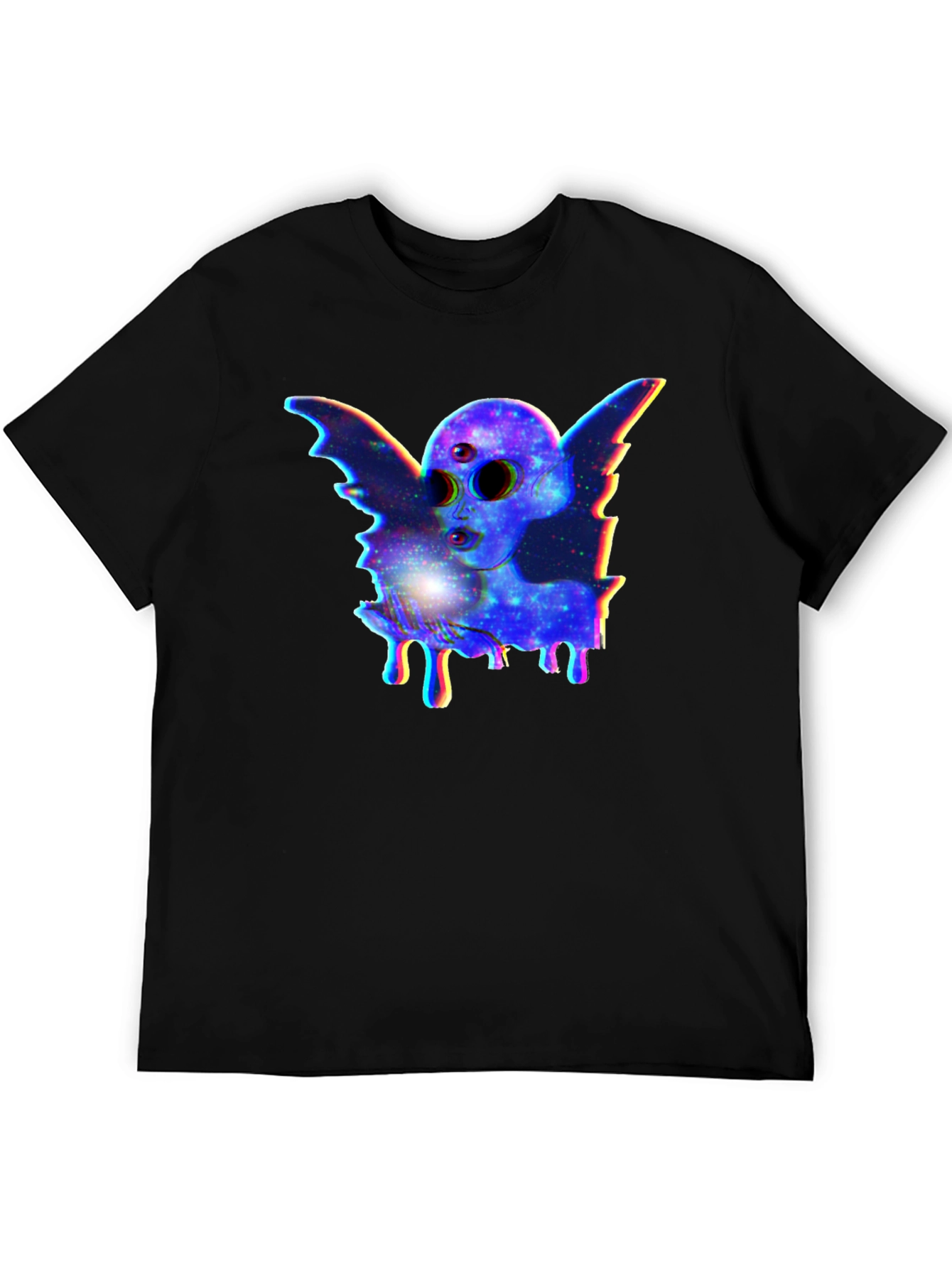 Surreal Galaxy Alien Graphic Tee