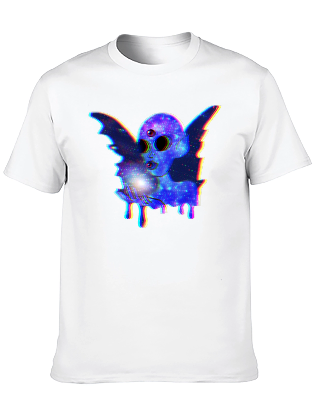 Surreal Galaxy Alien Graphic Tee