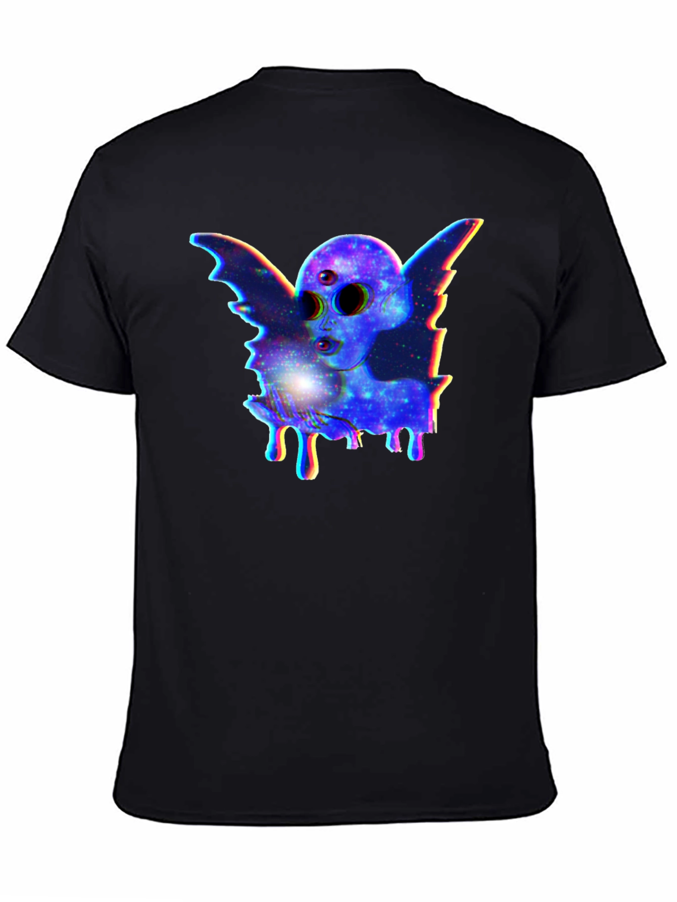 Surreal Galaxy Alien Graphic Tee