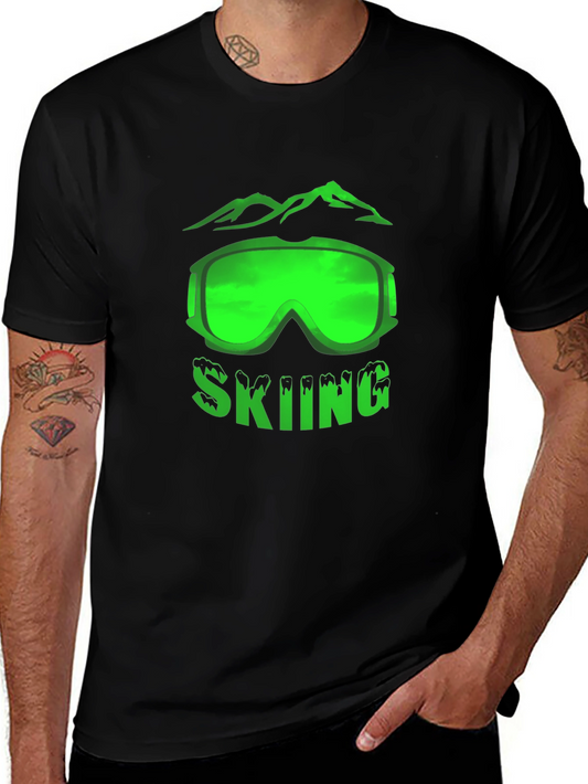 Skiing Graphic Tee