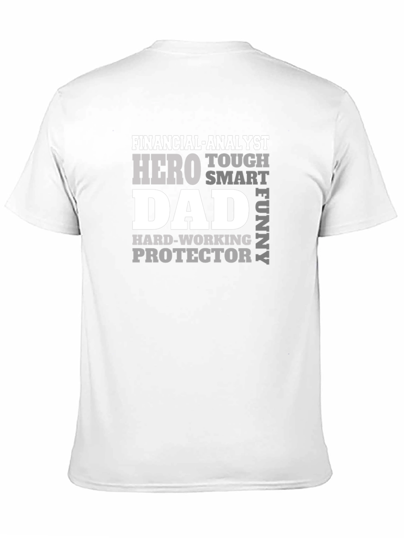 Financial Analyst Dad T-Shirt - Hero Protector Funny