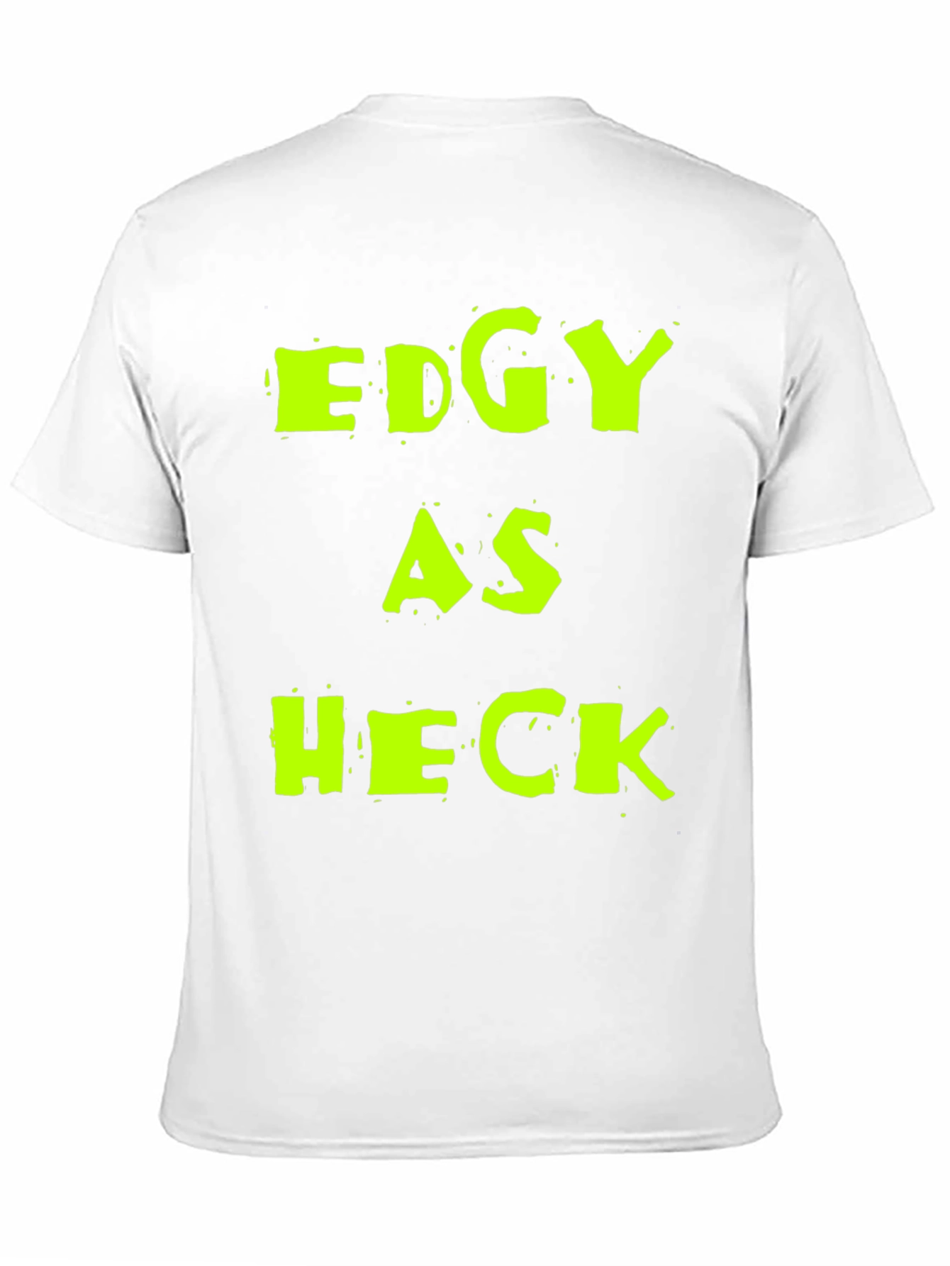 Edgy As Heck Graphic Tee - Mens Black T-Shirt