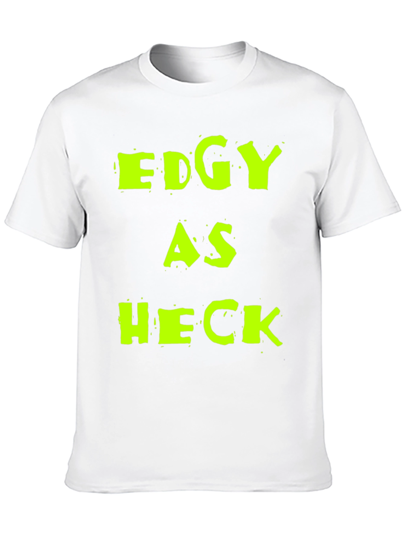 Edgy As Heck Graphic Tee - Mens Black T-Shirt