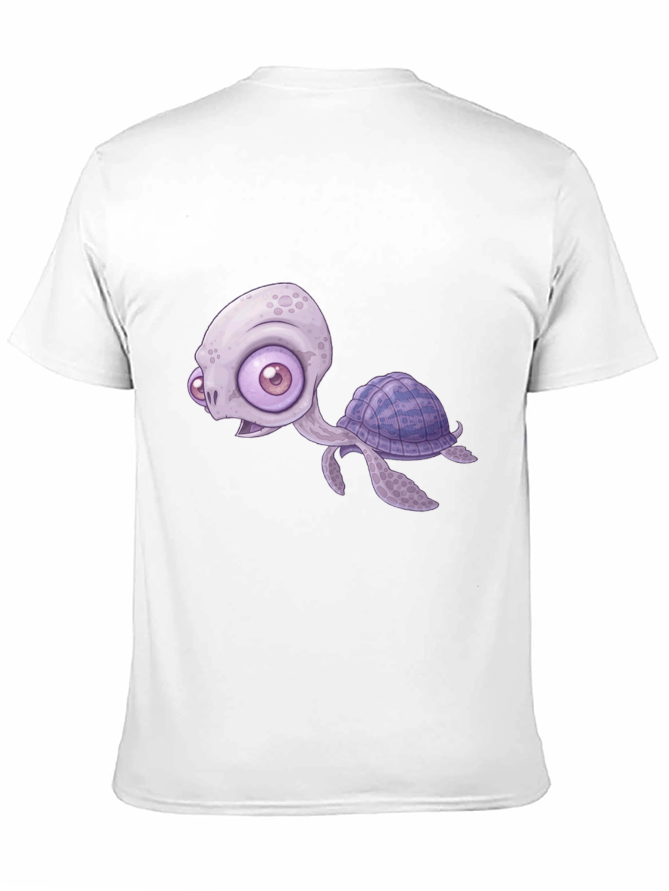 Cartoon Turtle Graphic T-Shirt