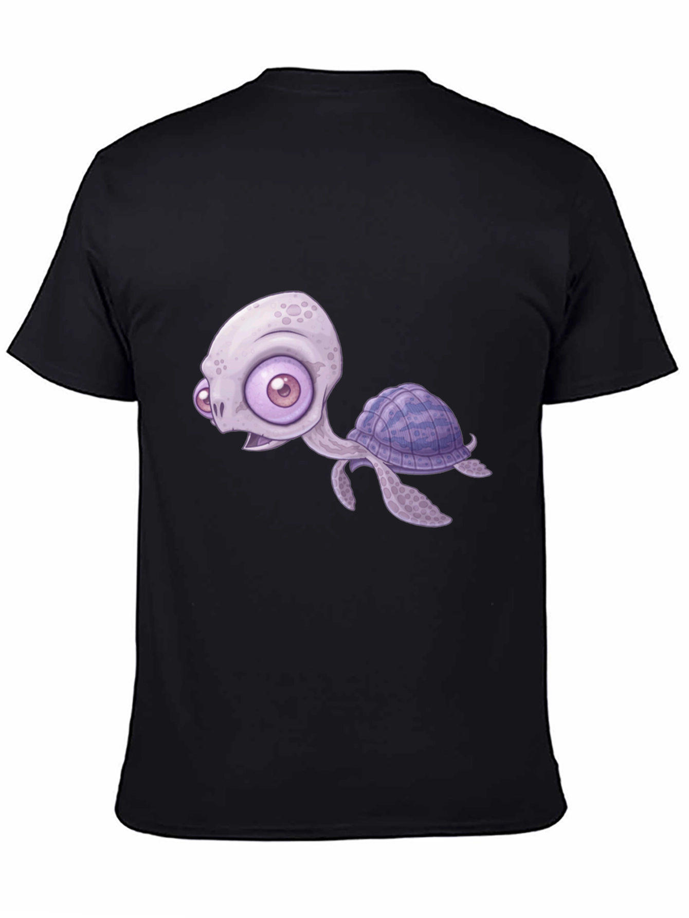 Cartoon Turtle Graphic T-Shirt