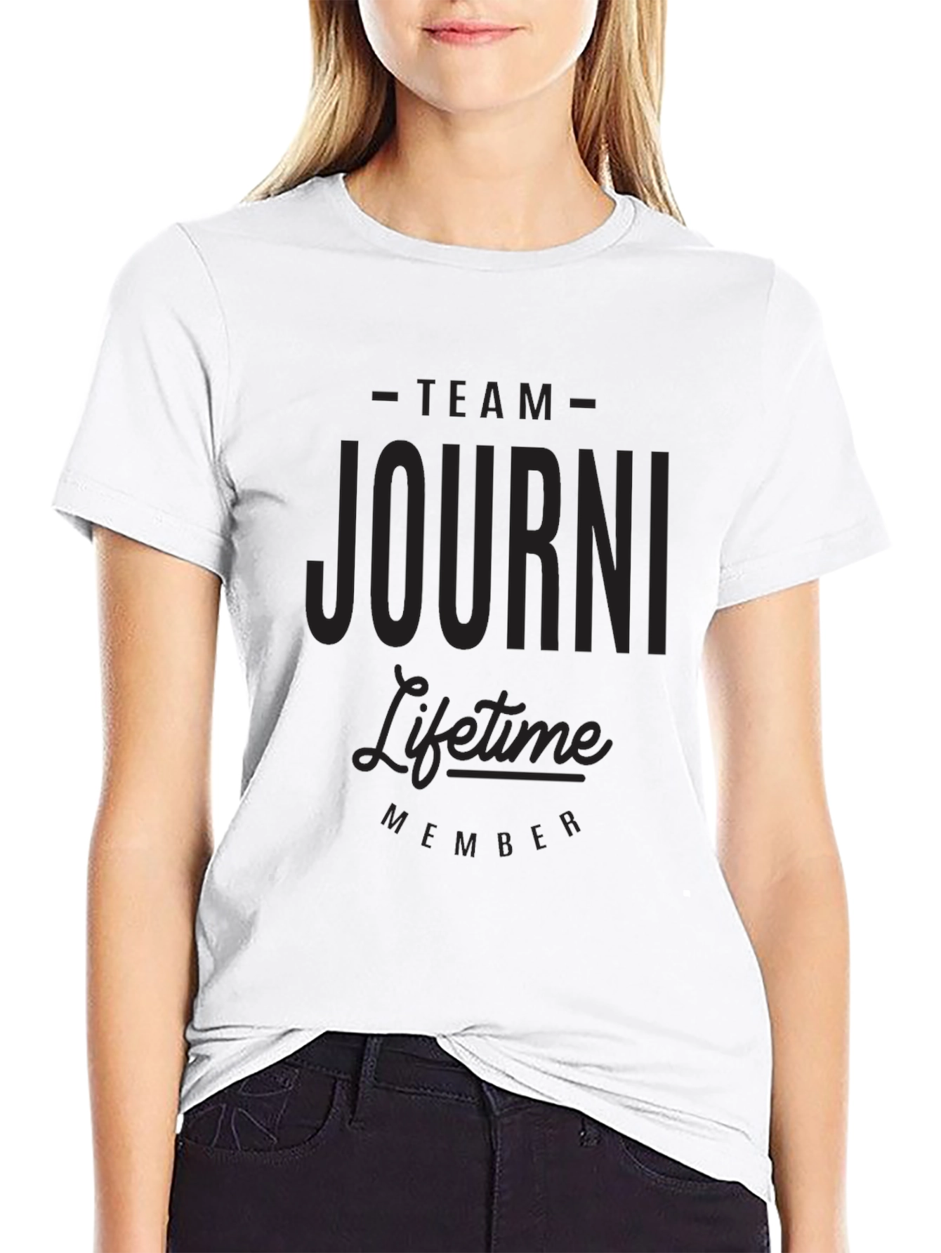 Team Journi Lifetime Member Black T-Shirt
