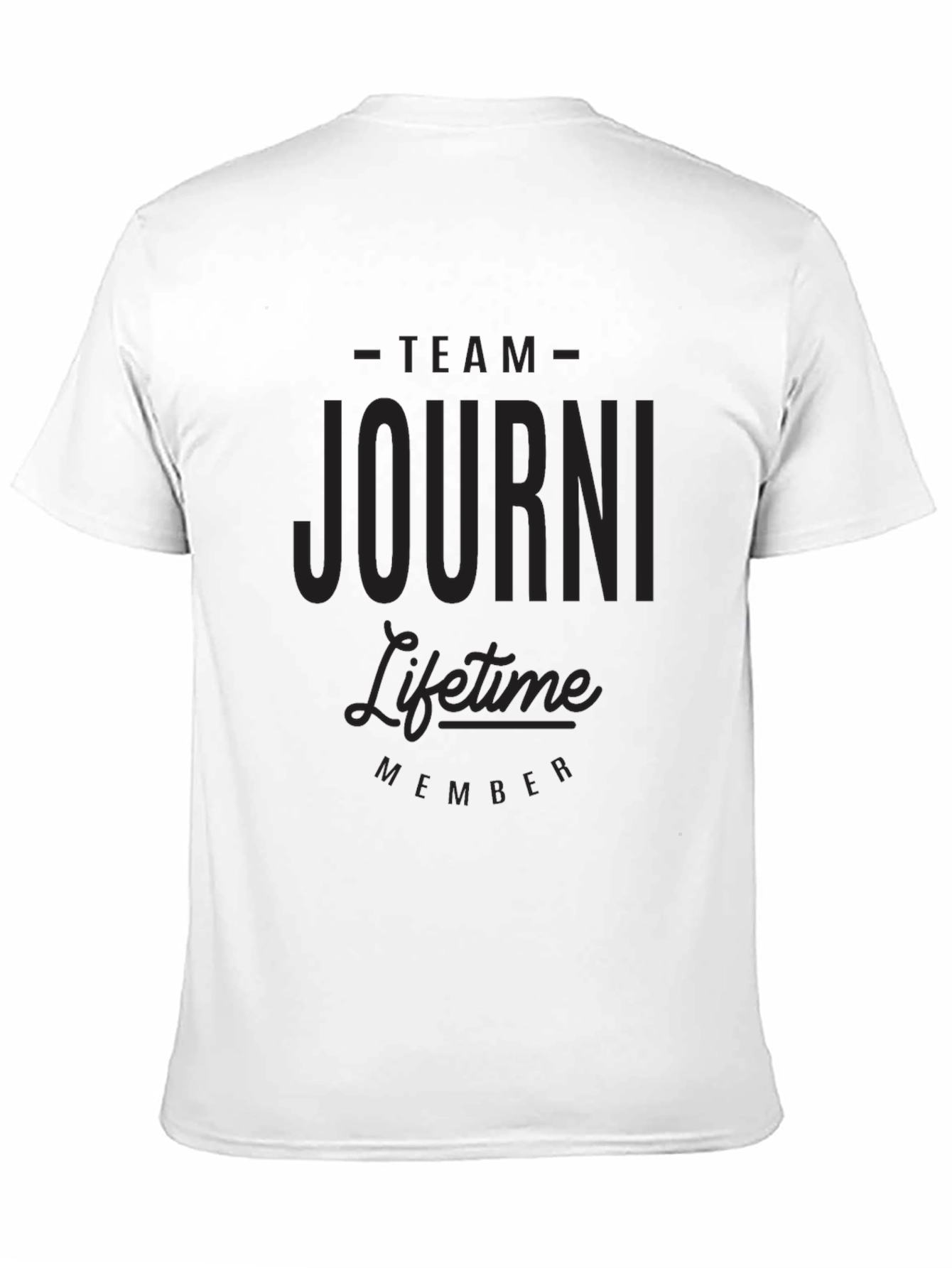 Team Journi Lifetime Member Black T-Shirt