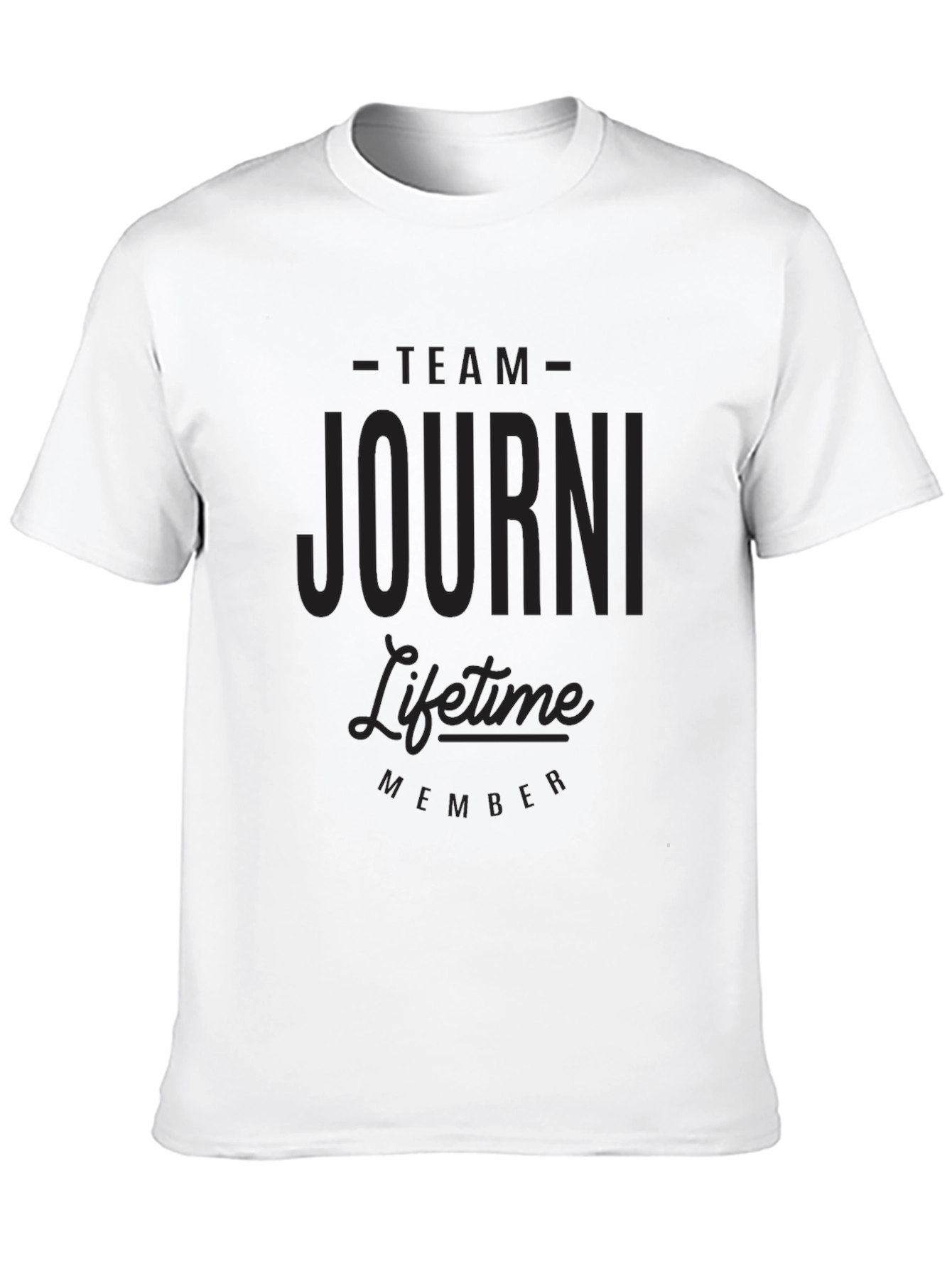 Team Journi Lifetime Member Black T-Shirt
