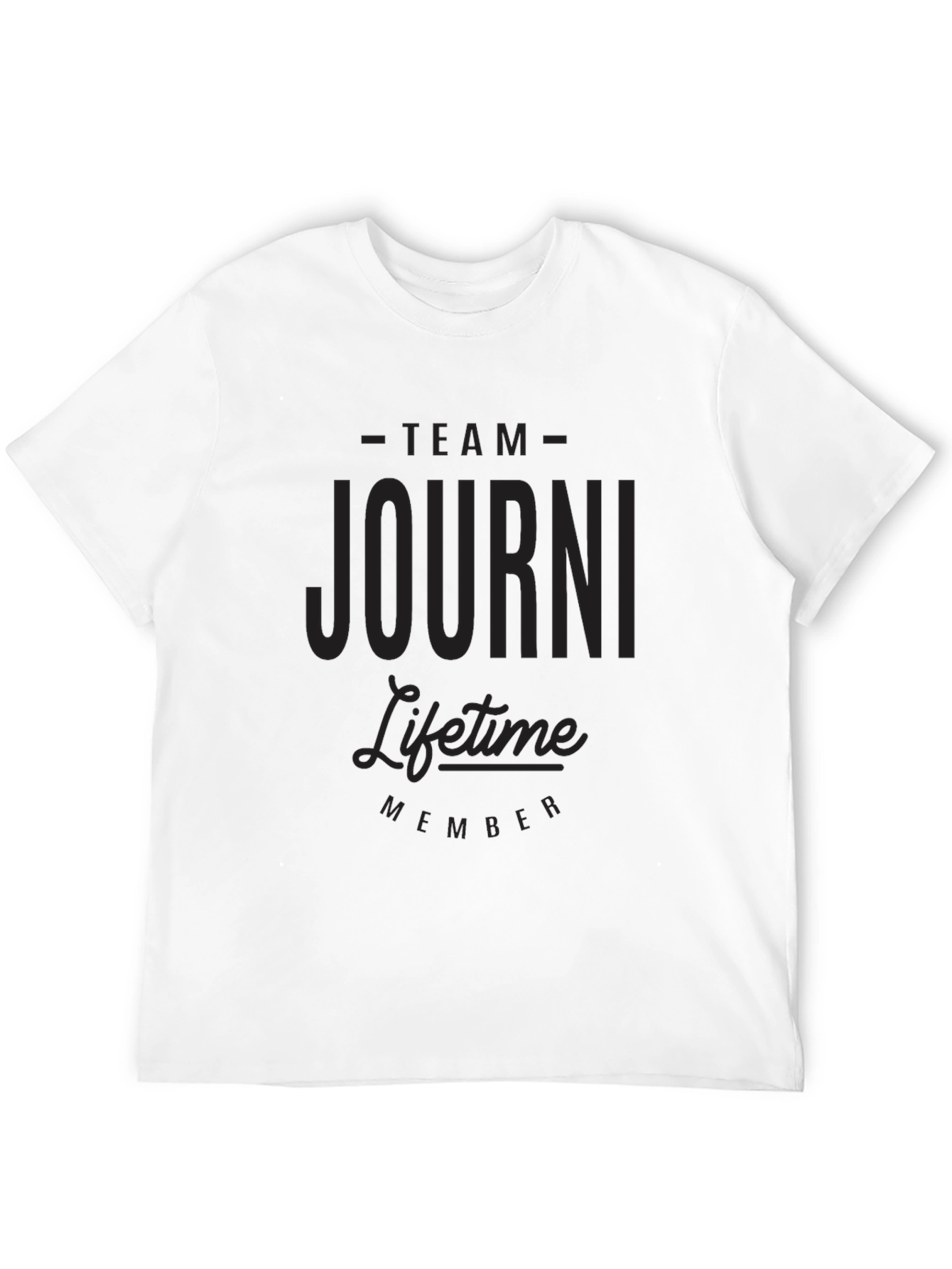 Team Journi Lifetime Member Black T-Shirt