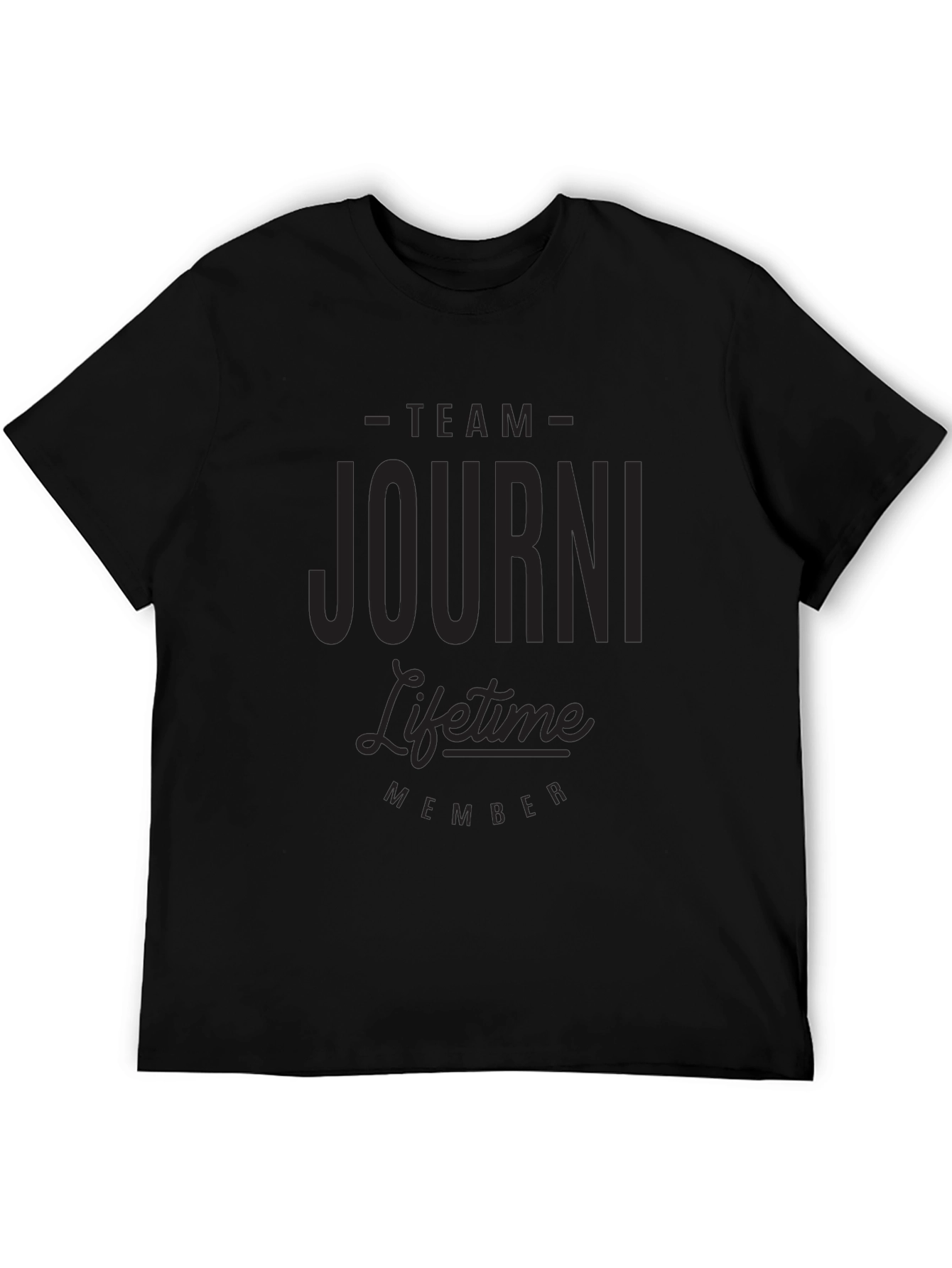 Team Journi Lifetime Member Black T-Shirt