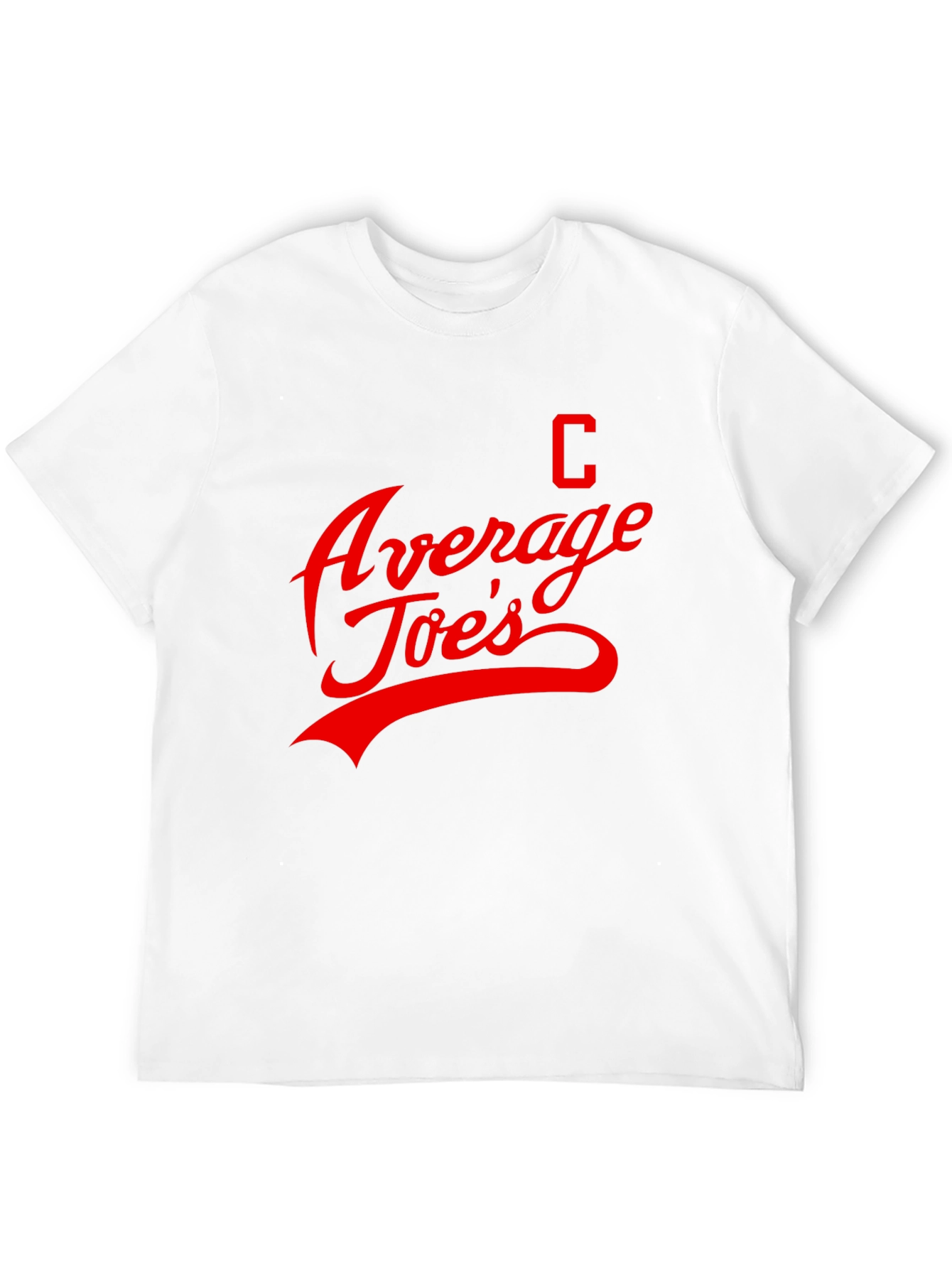 Average Joes T-Shirt - Red Graphic Print