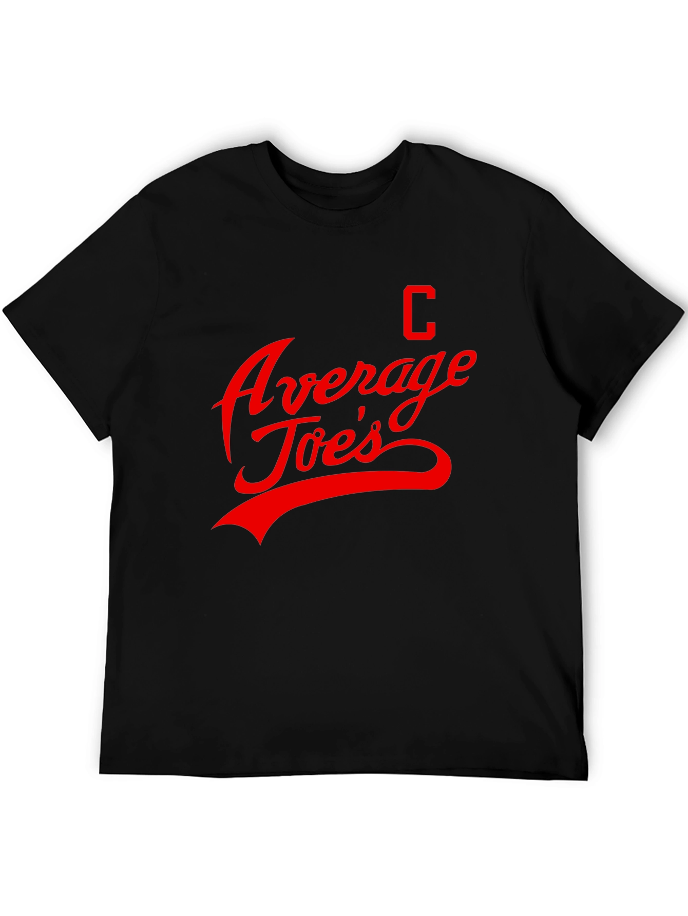 Average Joes T-Shirt - Red Graphic Print