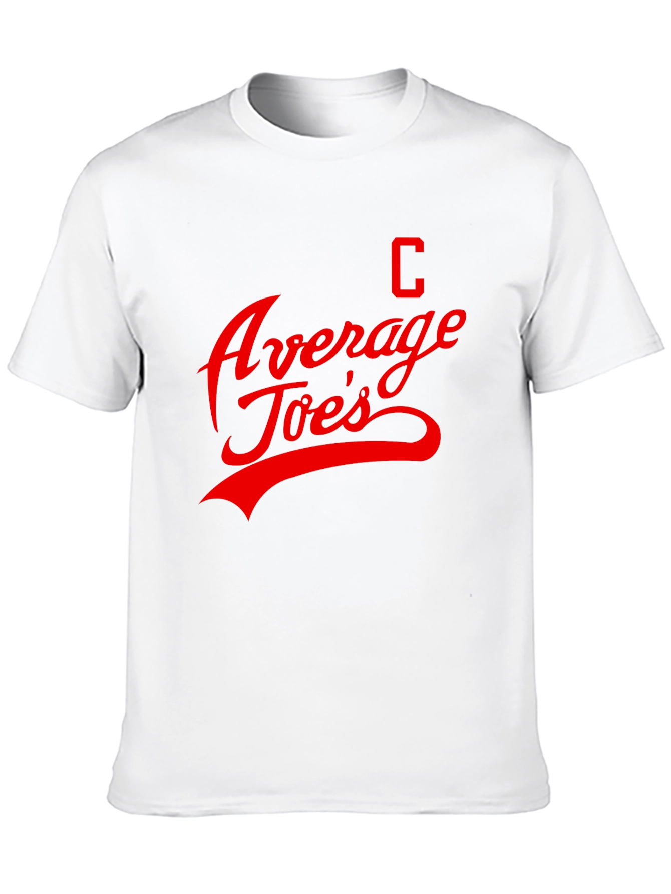 Average Joes T-Shirt - Red Graphic Print