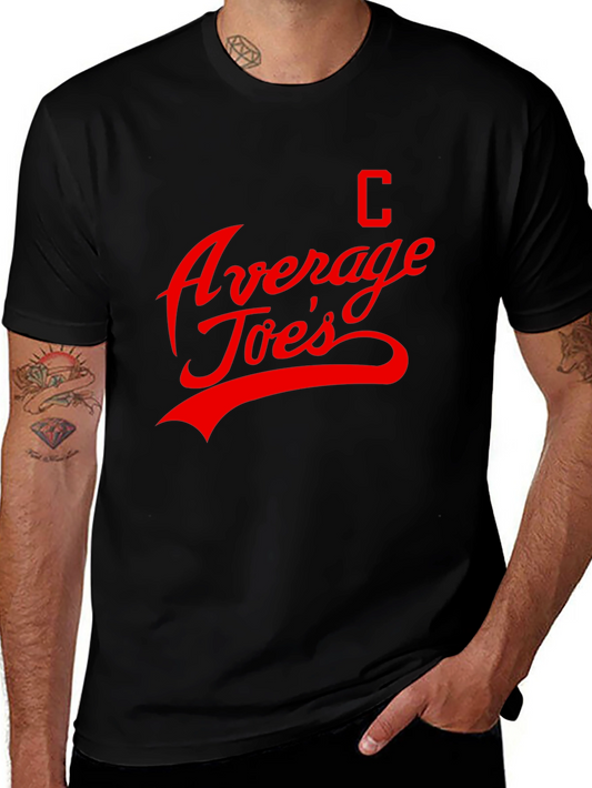 Average Joes T-Shirt - Red Graphic Print