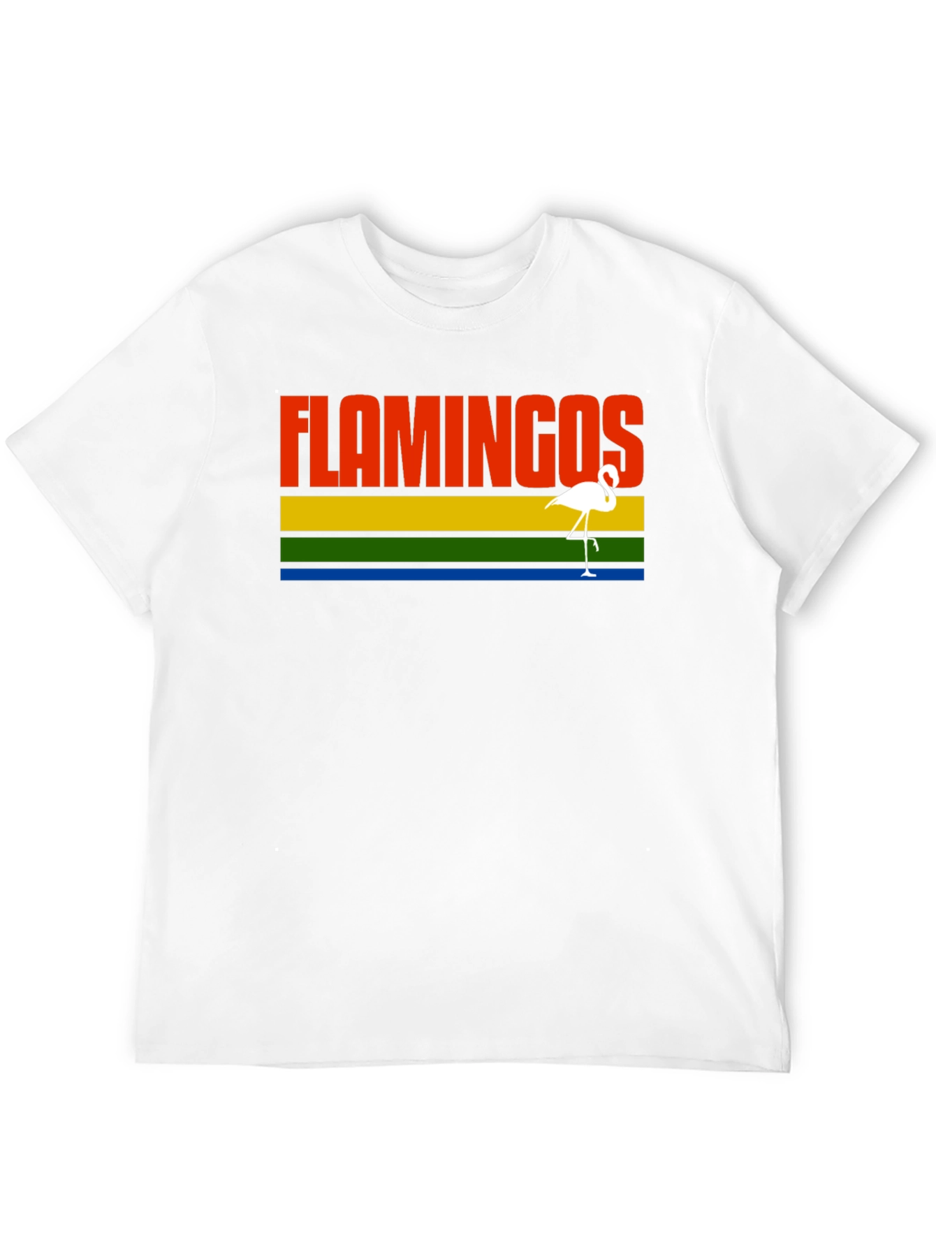Flamingos Graphic Tee - Retro Style