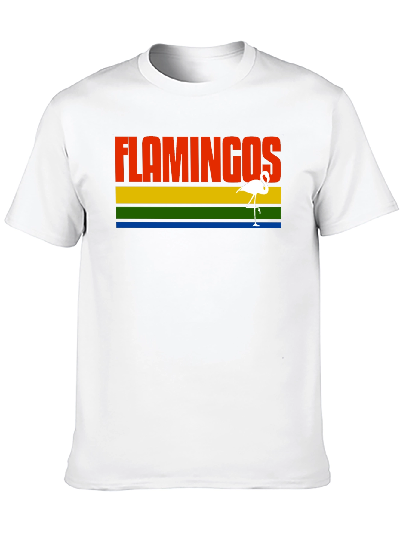 Flamingos Graphic Tee - Retro Style