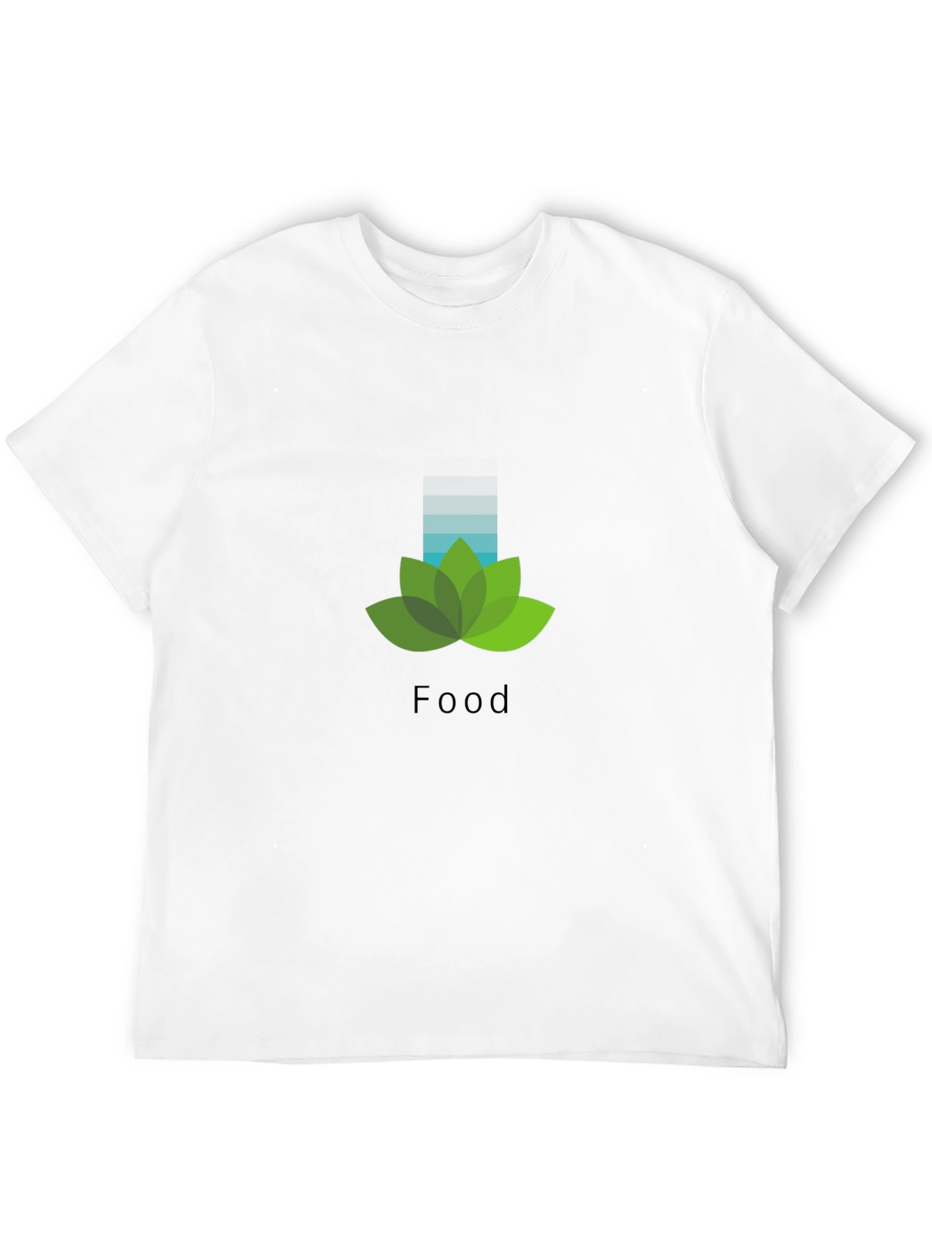 Nature Food Graphic Black T-Shirt