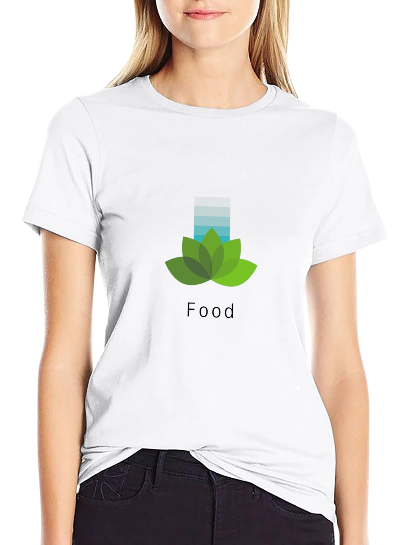 Nature Food Graphic Black T-Shirt
