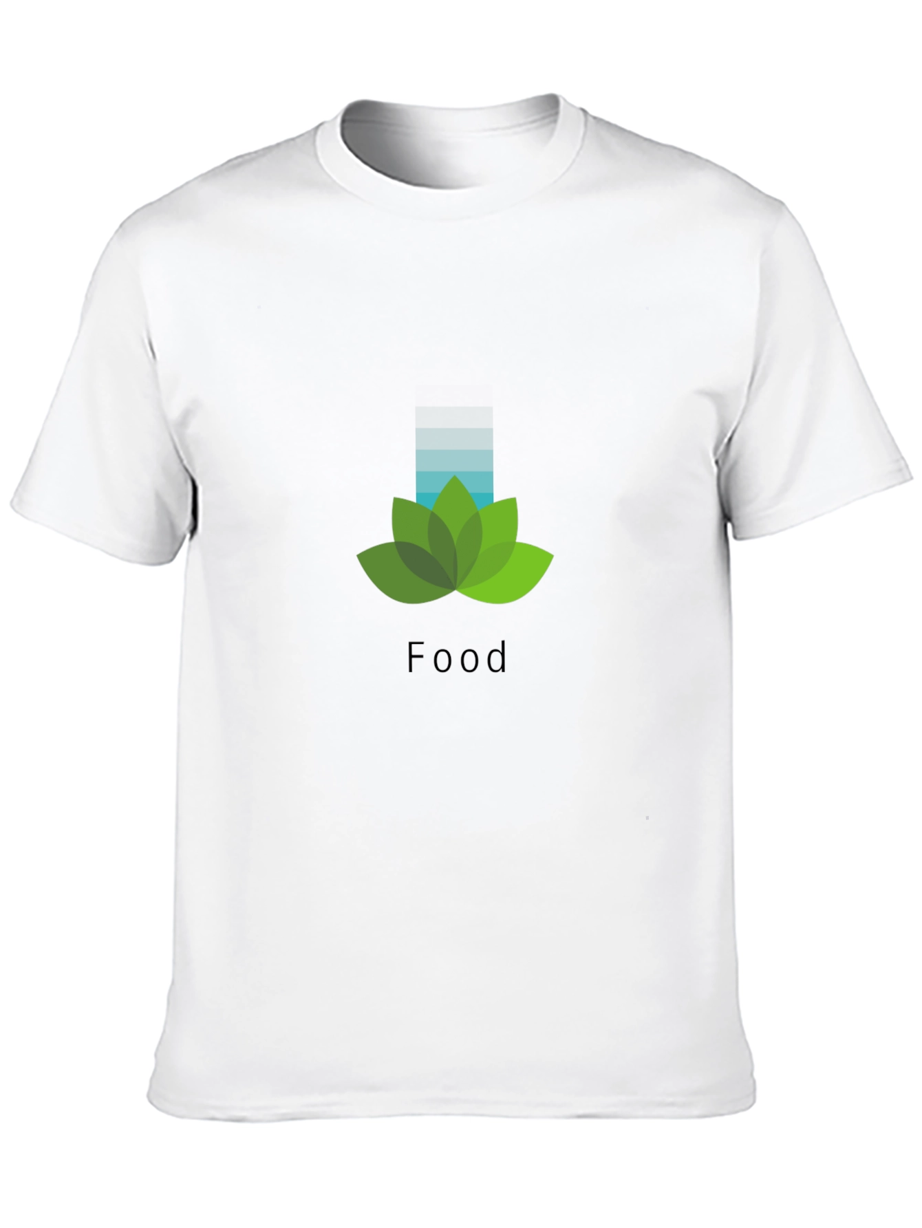 Nature Food Graphic Black T-Shirt