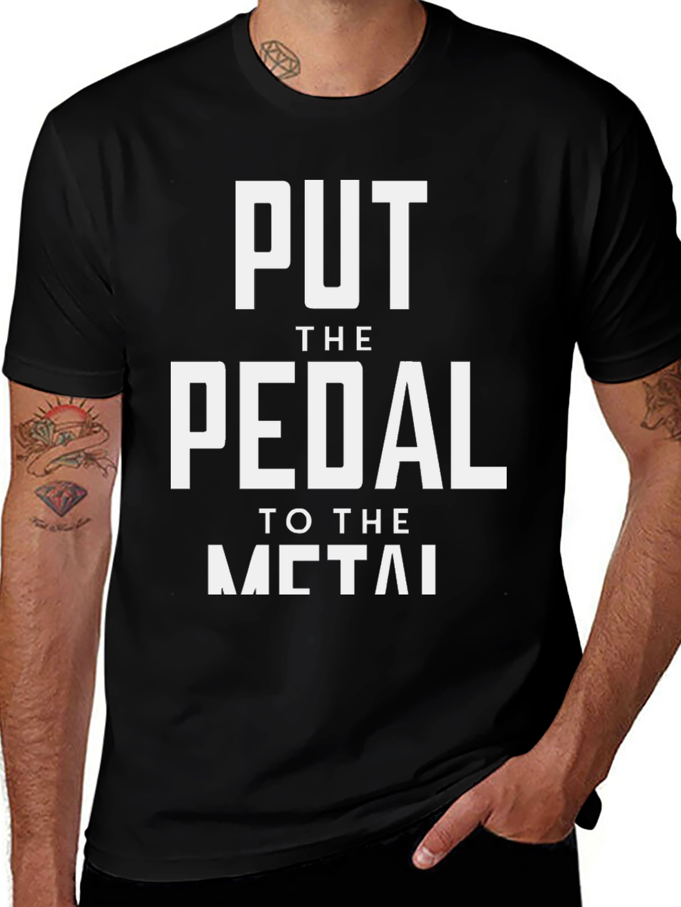 Put The Pedal To The Metal Graphic Tee