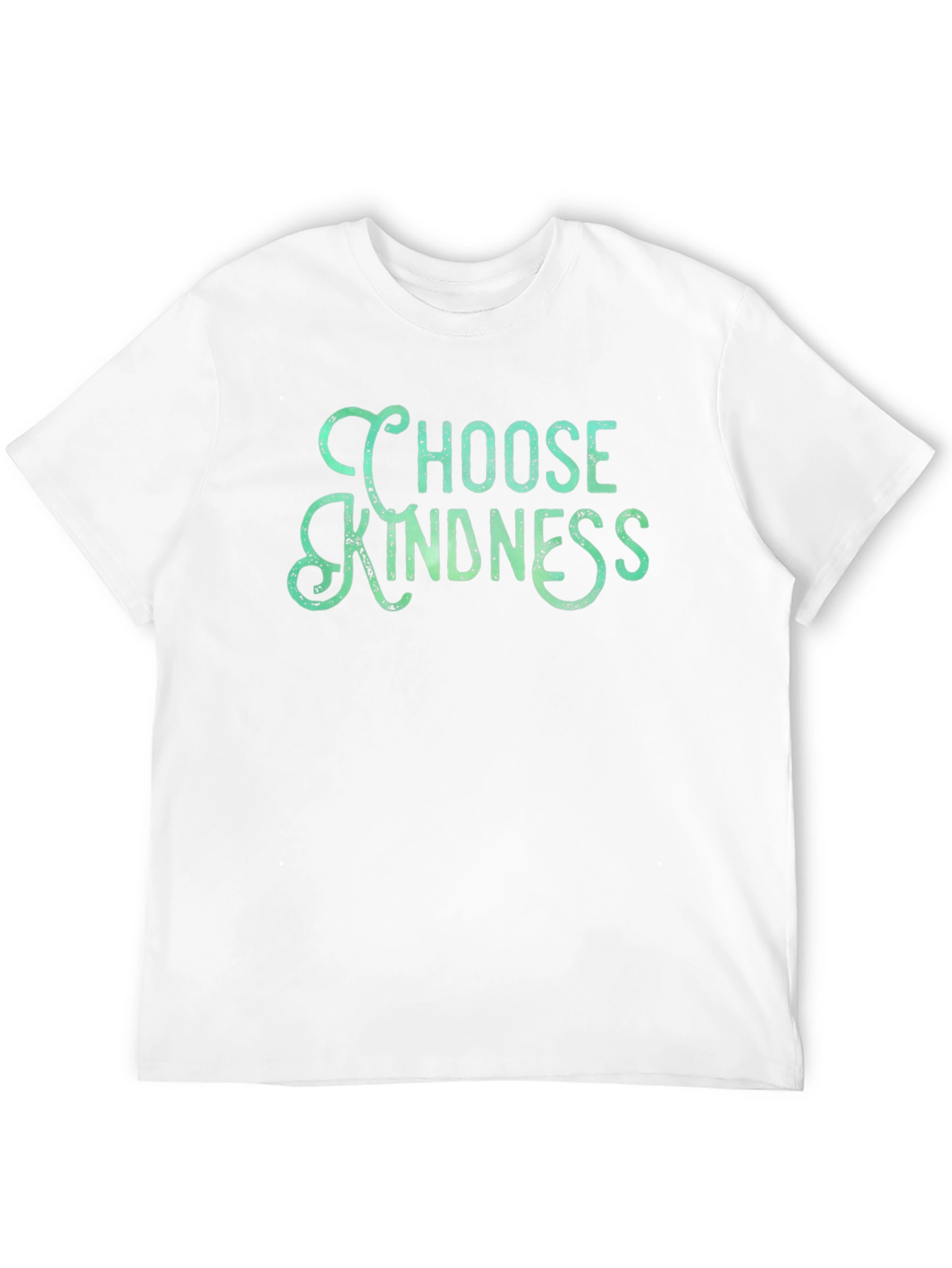 Choose Kindness Graphic Tee - Black Cotton T-Shirt