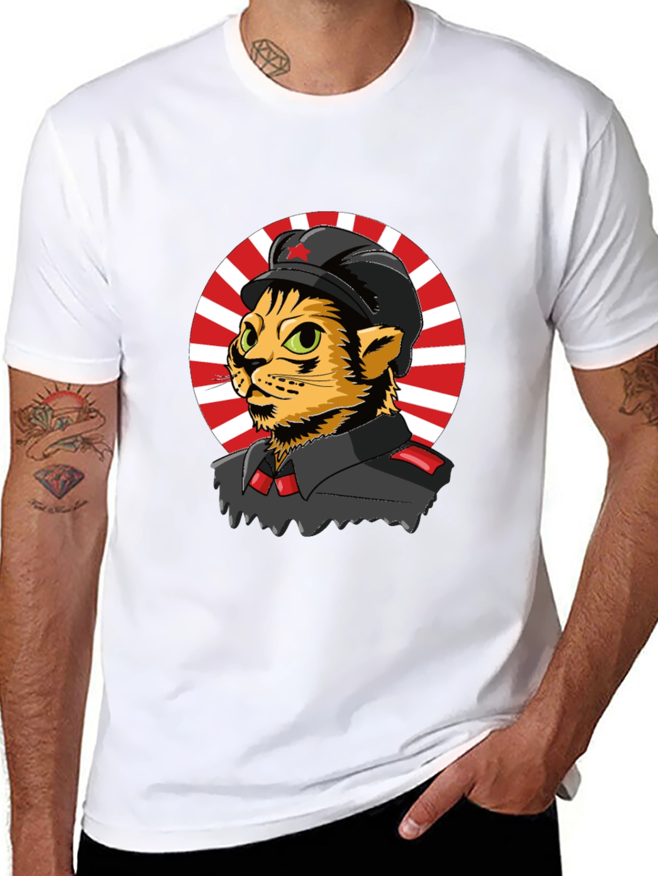 Communist Cat T-Shirt - Unique Graphic Tee