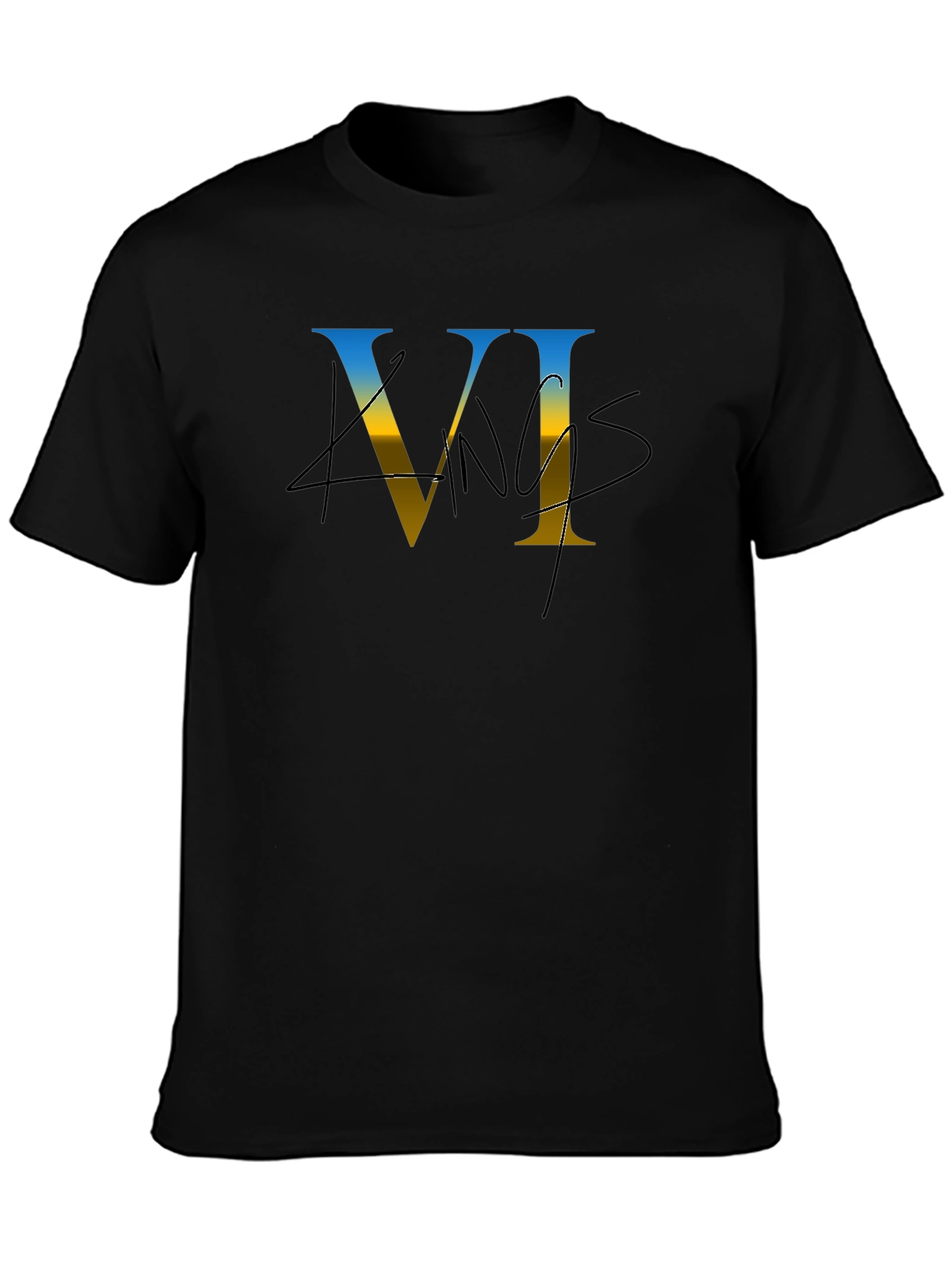 4 Kings VI Black Graphic Tee