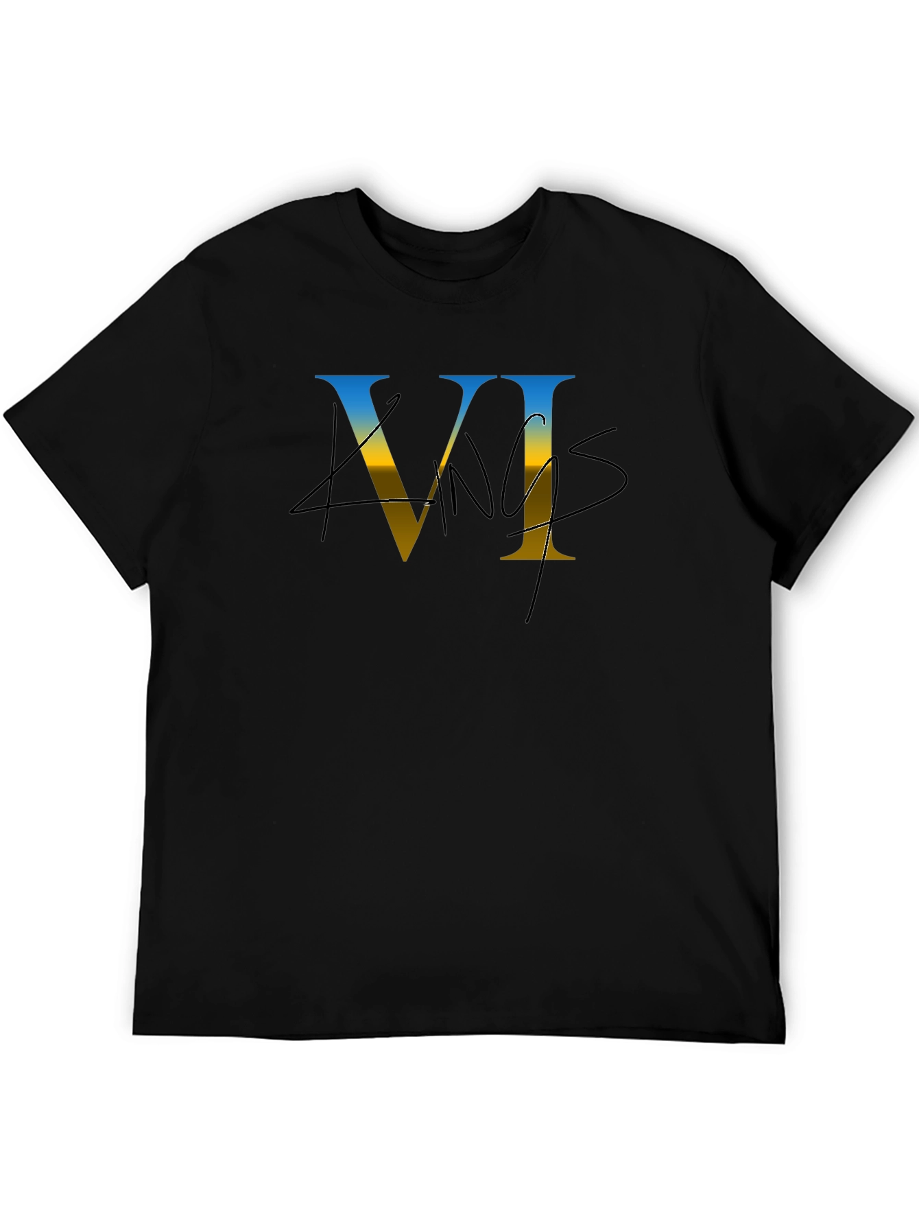 4 Kings VI Black Graphic Tee