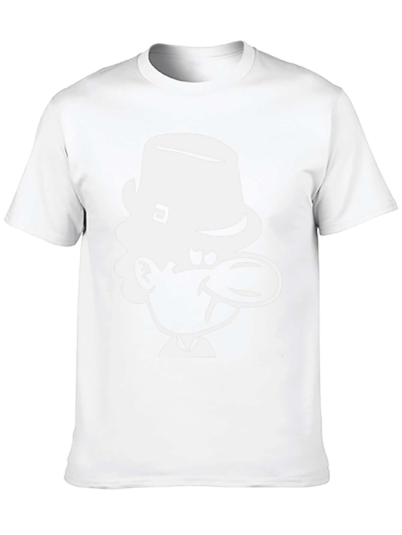 Cartoon Character Black Tee