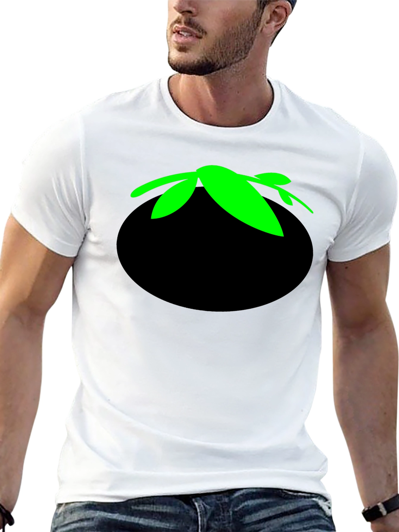 Tomato Head Black T-Shirt - Funny Cartoon Graphic Tee