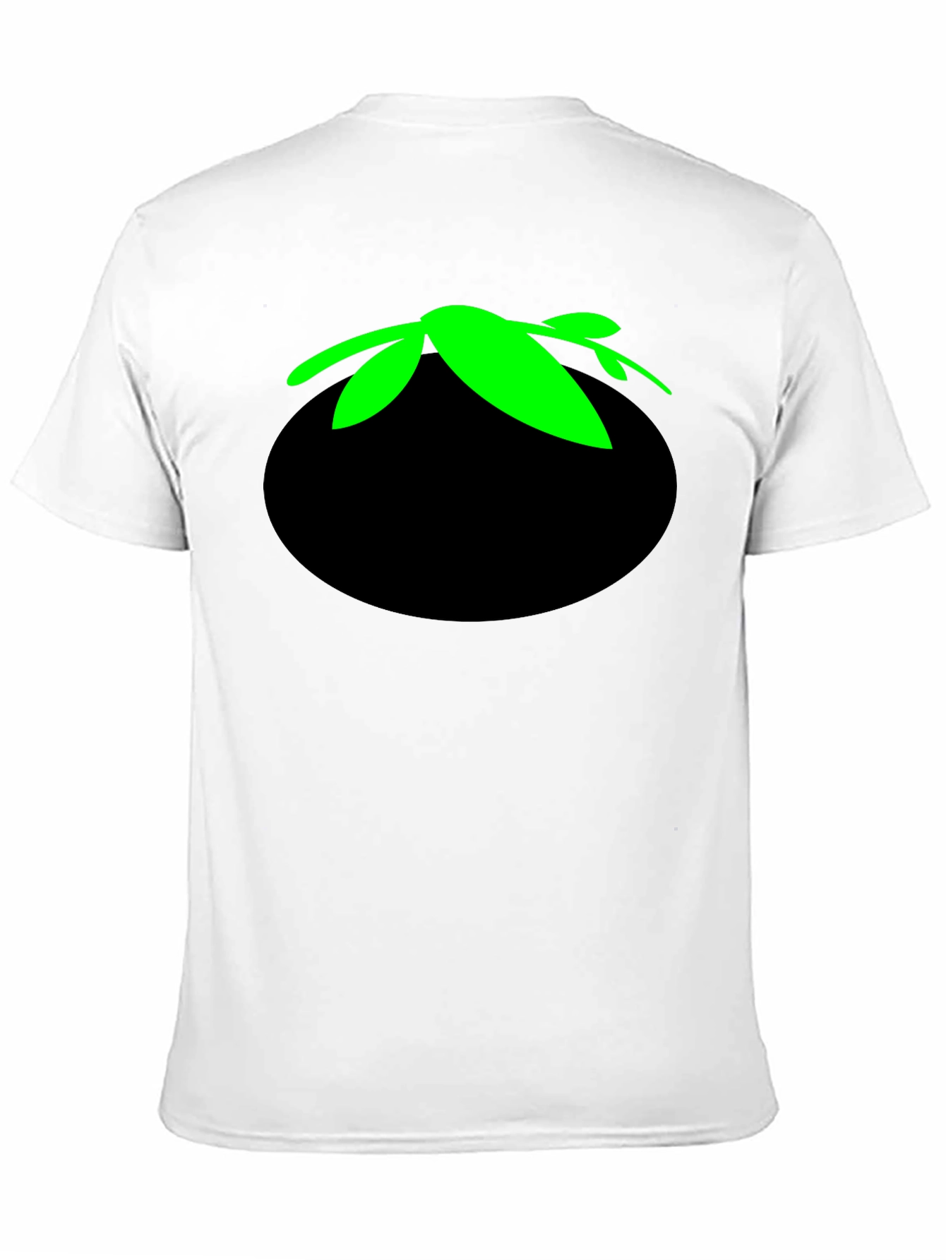 Tomato Head Black T-Shirt - Funny Cartoon Graphic Tee