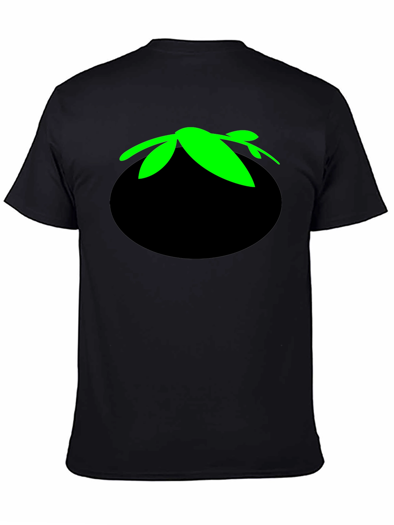 Tomato Head Black T-Shirt - Funny Cartoon Graphic Tee