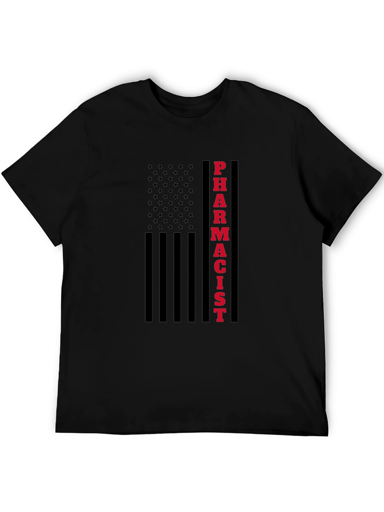 Pharmacist American Flag Graphic T-Shirt