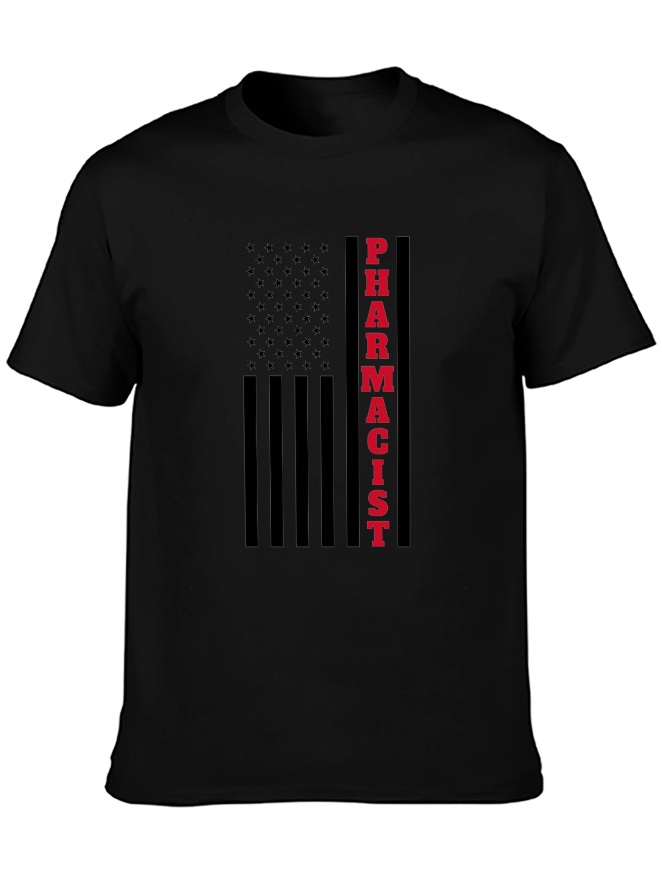 Pharmacist American Flag Graphic T-Shirt