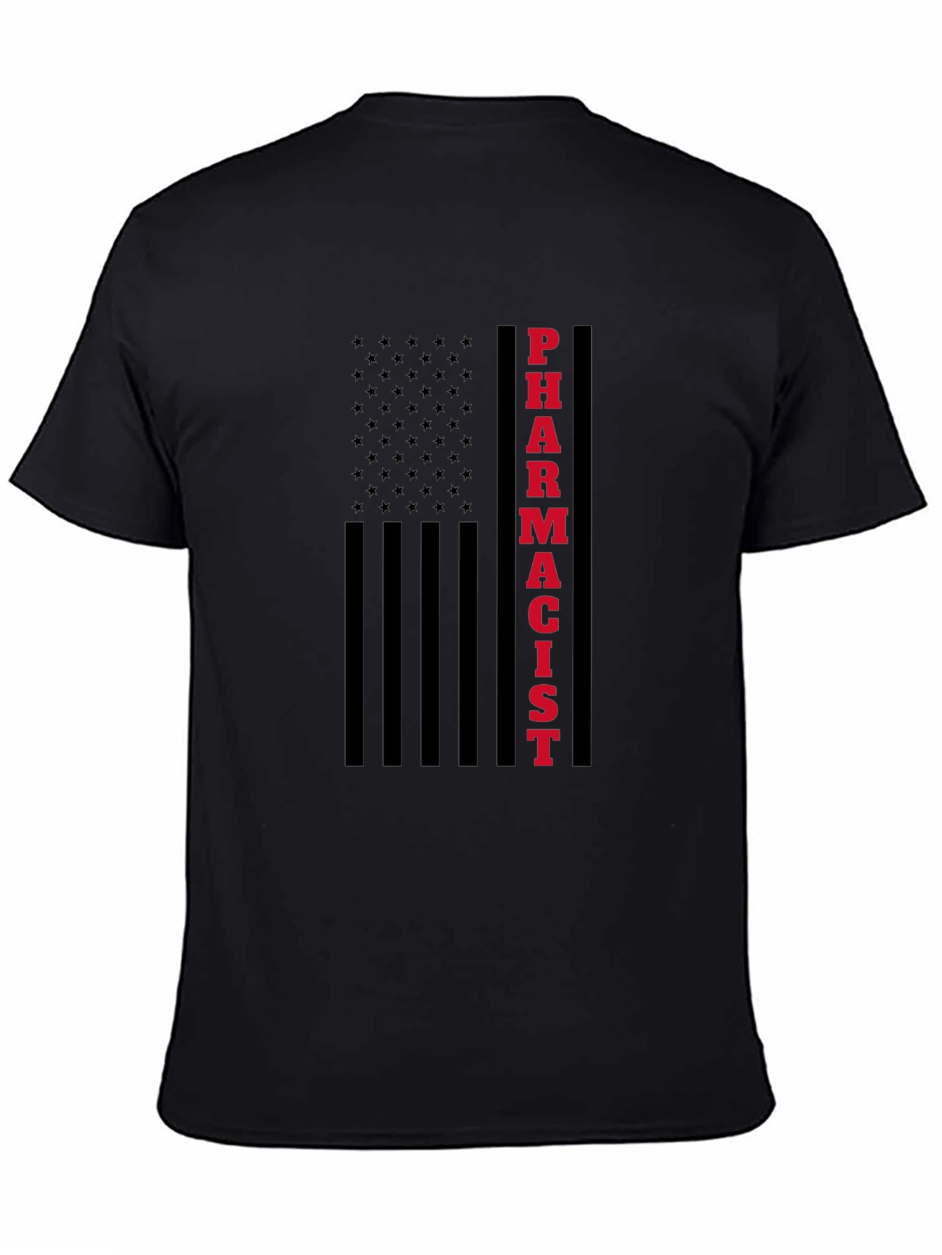 Pharmacist American Flag Graphic T-Shirt