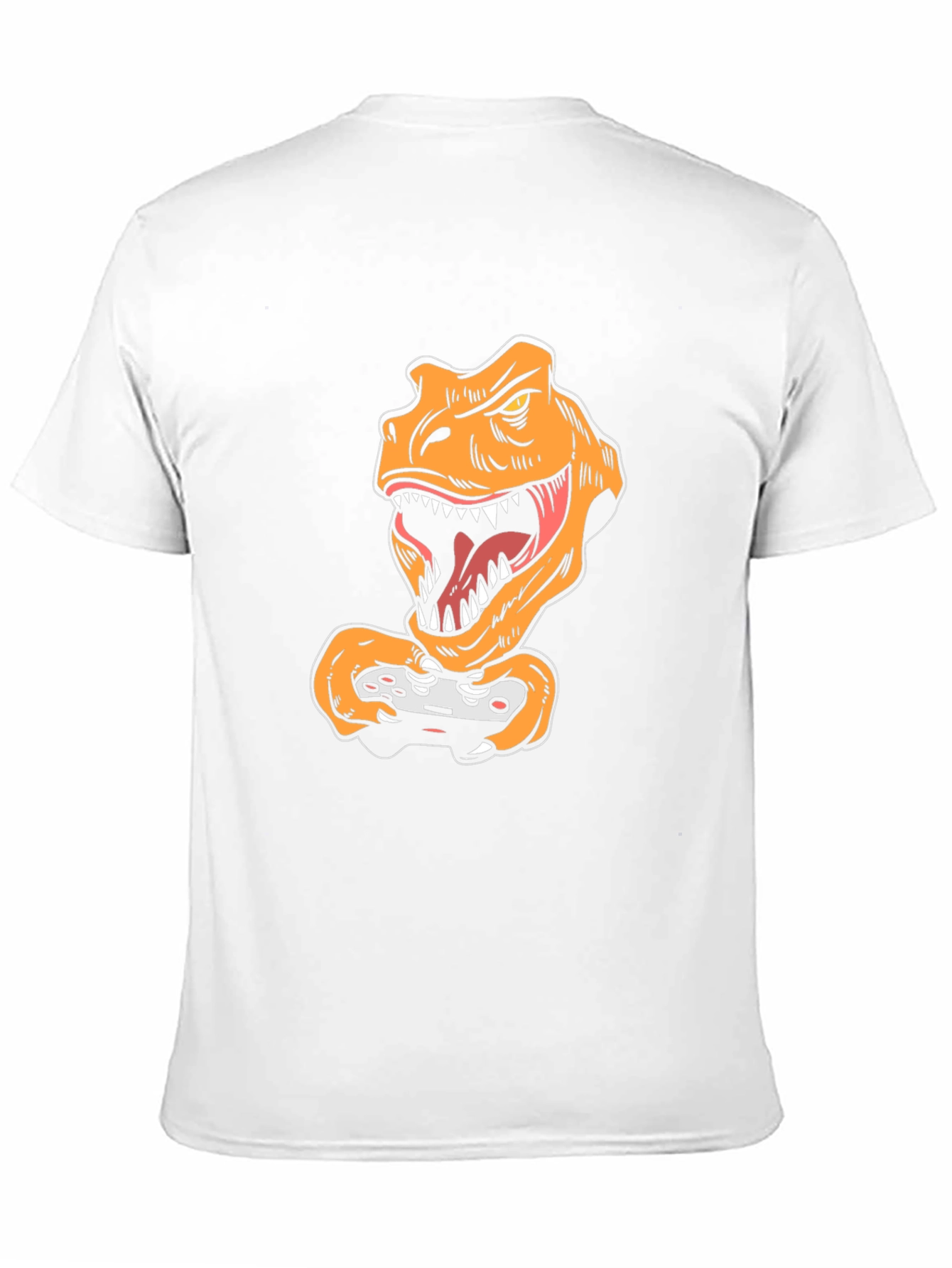 Gamer Dino Black T-Shirt