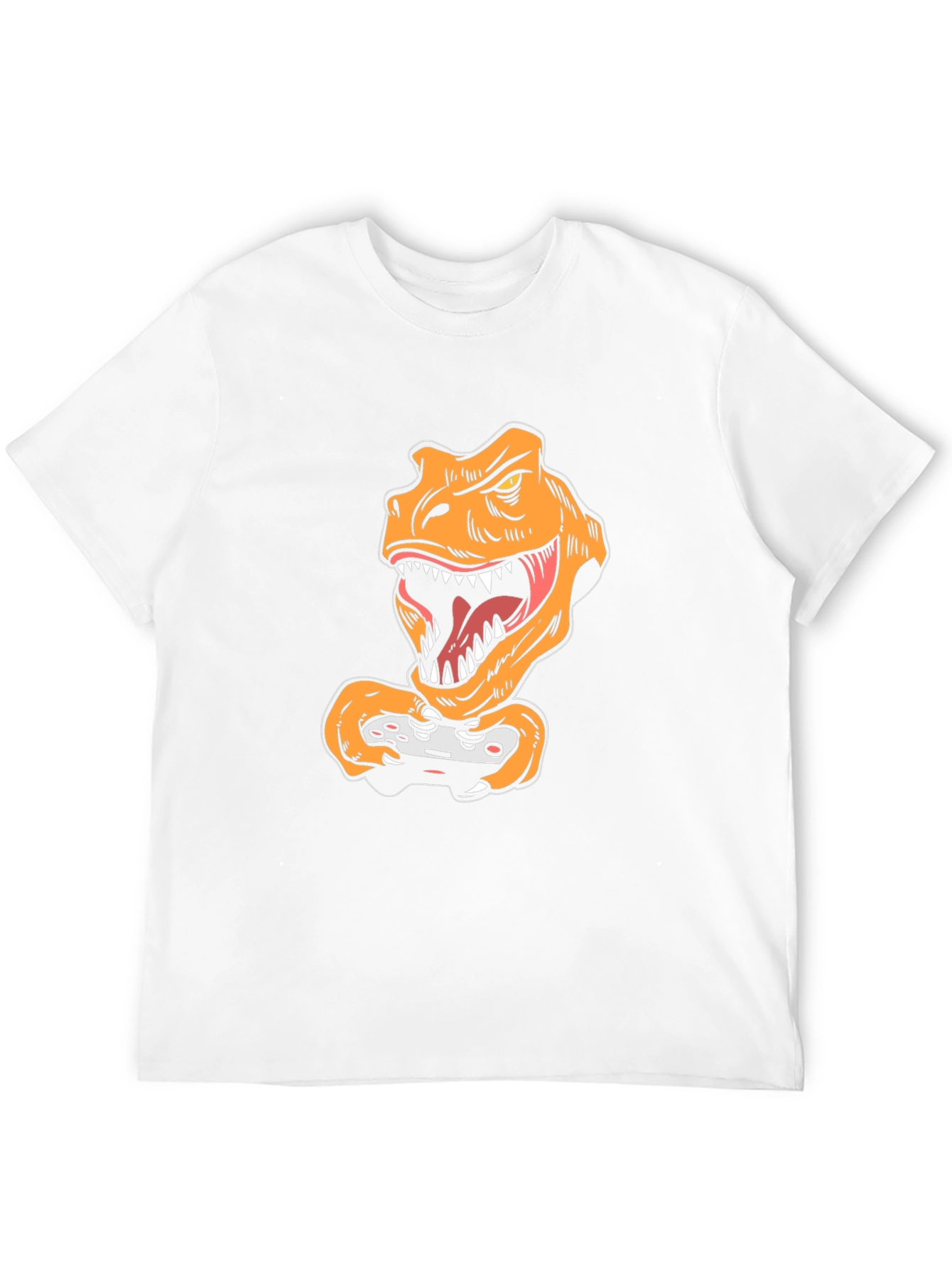 Gamer Dino Black T-Shirt