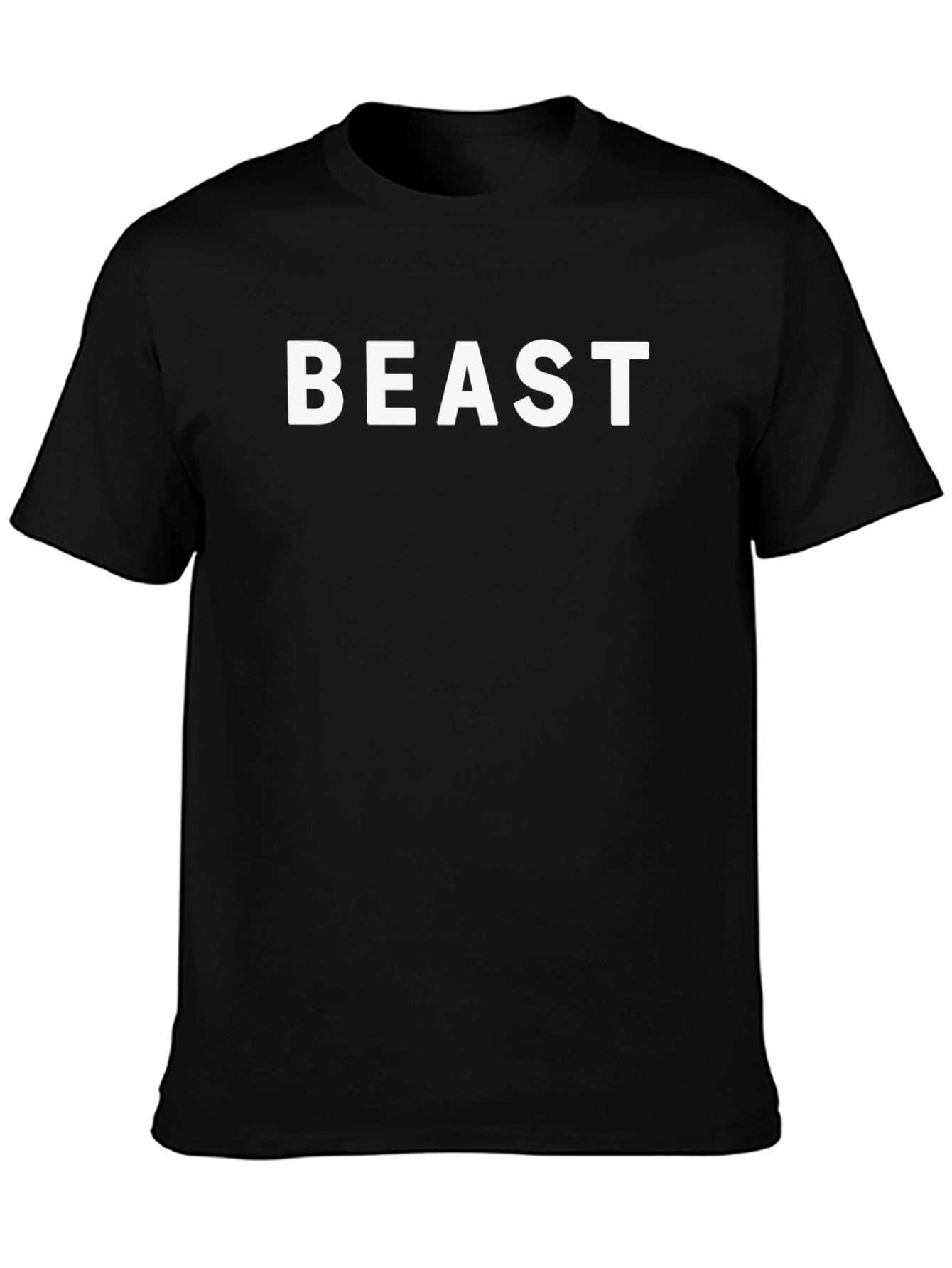BEAST Bold Graphic Black T-Shirt