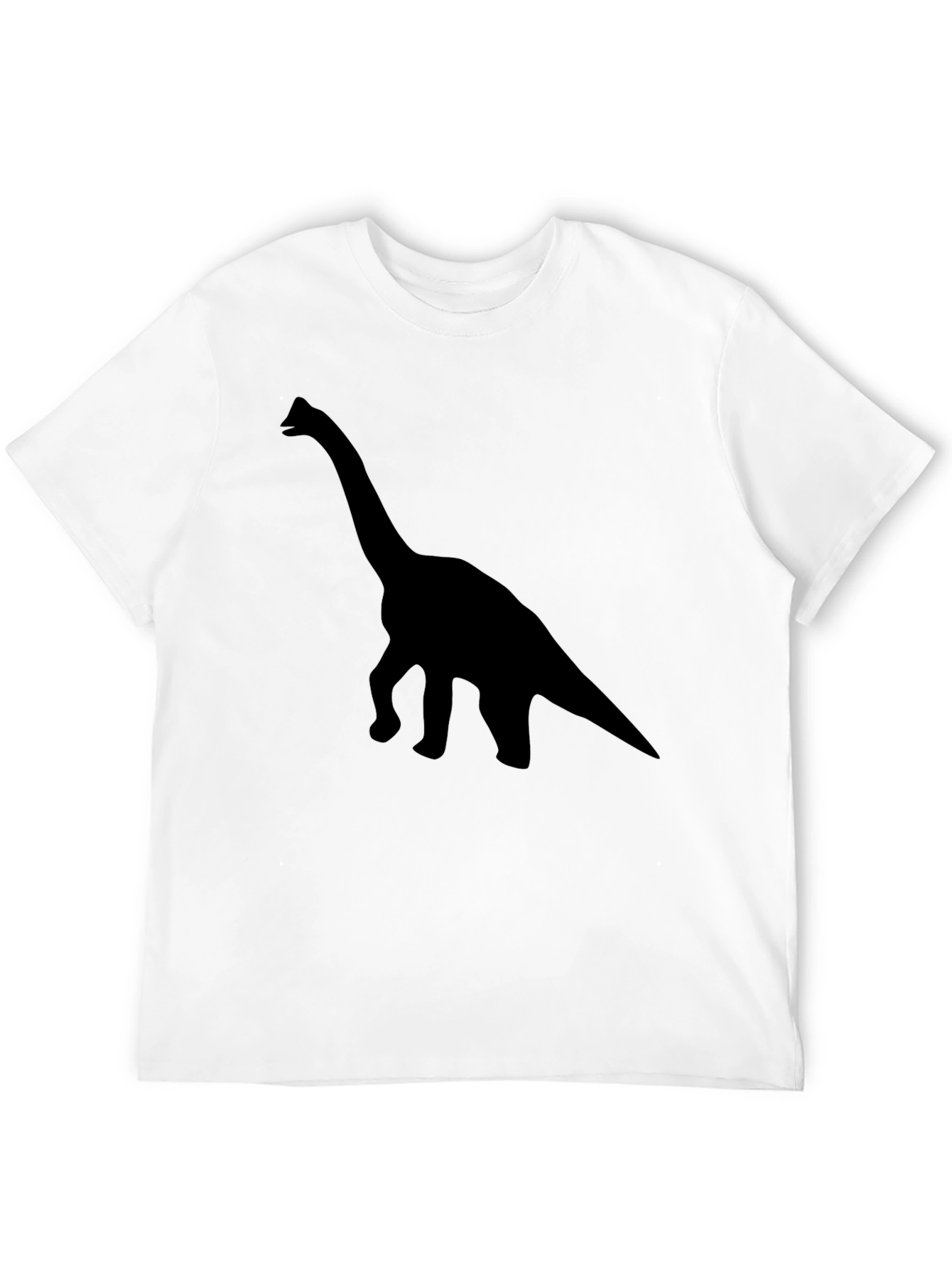 Black Dinosaur Silhouette T-Shirt