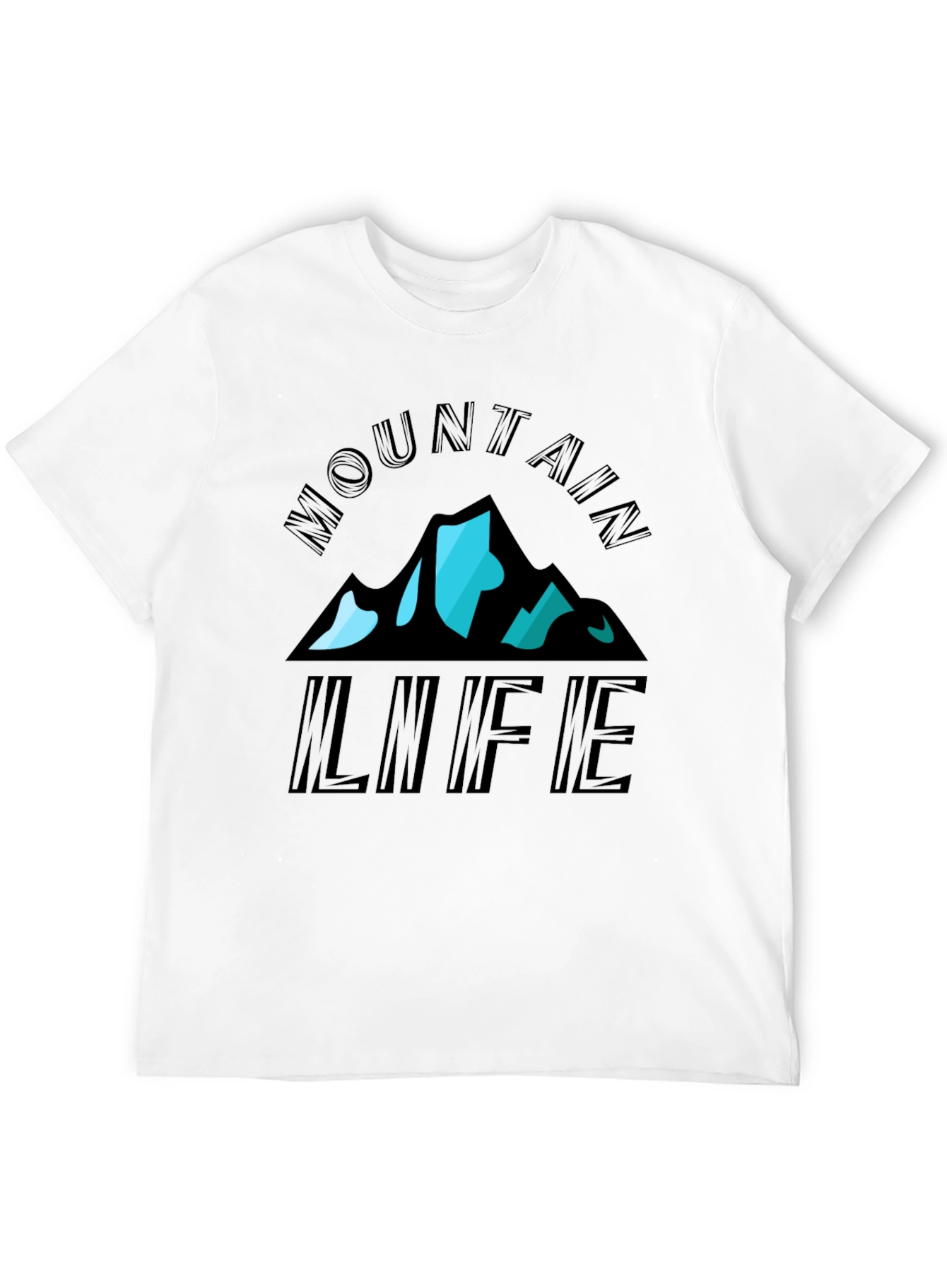 Mountain Life Graphic Tee - Black