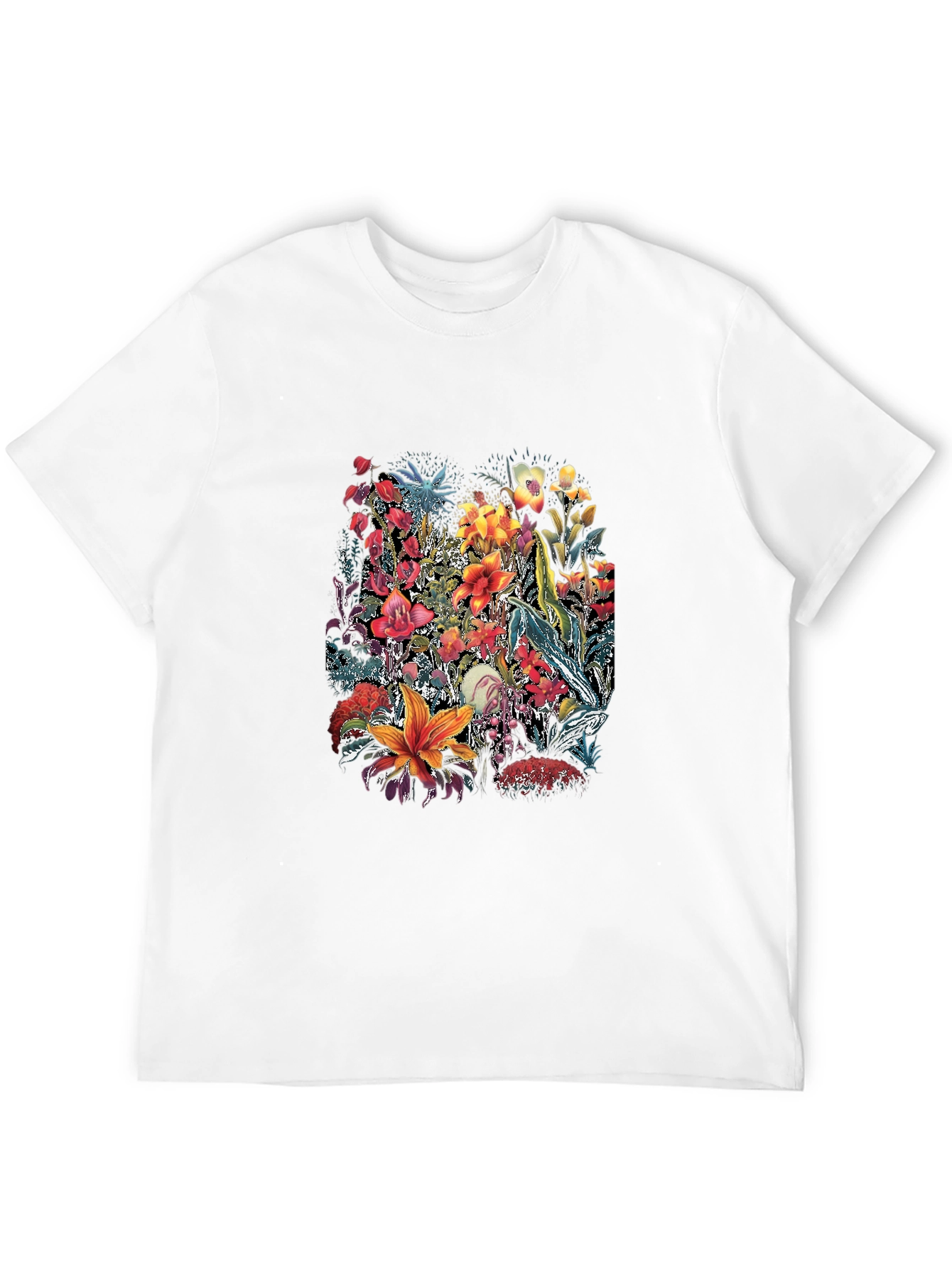 Floral Graphic T-Shirt - Unique Botanical Design